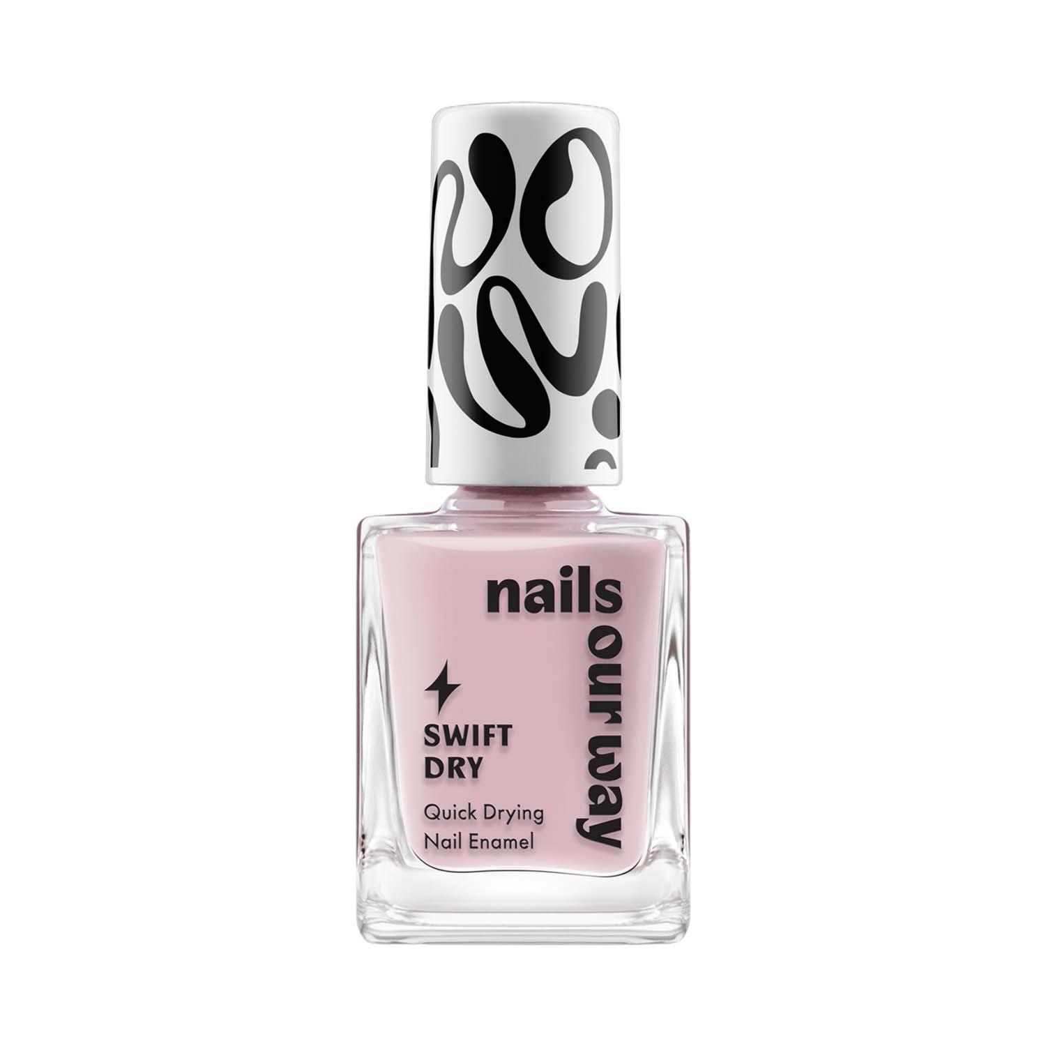 Nails Our Way Swift Dry Nail Enamel - Carnation Pink (10 ml)