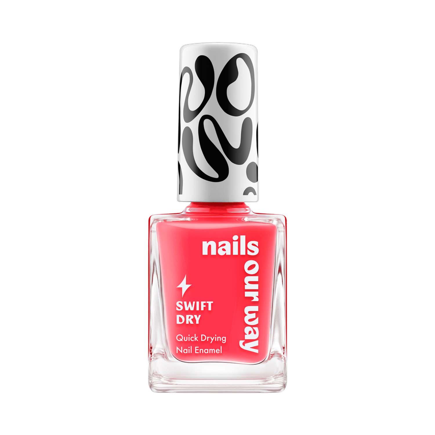 Nails Our Way Swift Dry Nail Enamel - Candy Kisses (10 ml)