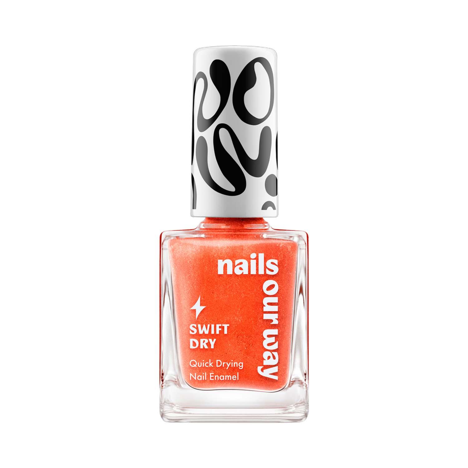 Nails Our Way | Nails Our Way Swift Dry Nail Enamel - Sunset Shimmer (10 ml)