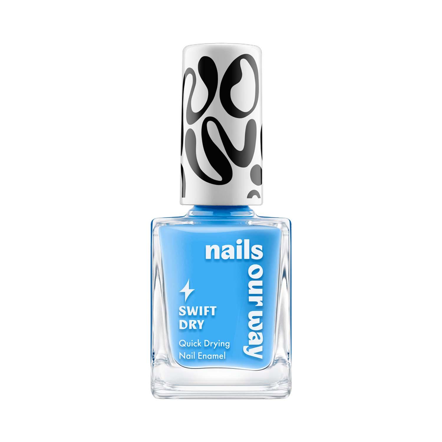 Nails Our Way | Nails Our Way Swift Dry Nail Enamel - Smurf's Up (10 ml)