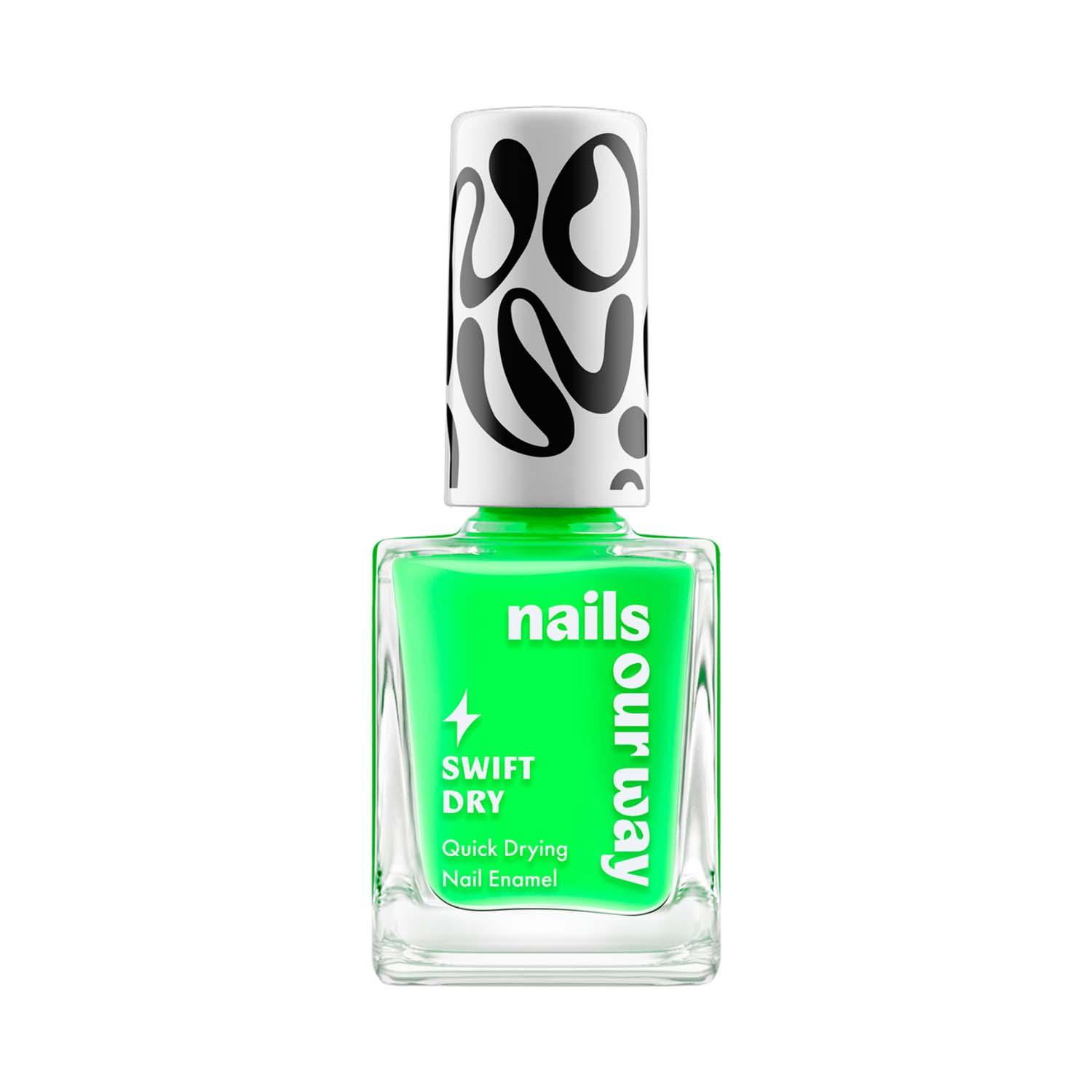Nails Our Way | Nails Our Way Swift Dry Nail Enamel - Lime's Up (10 ml)
