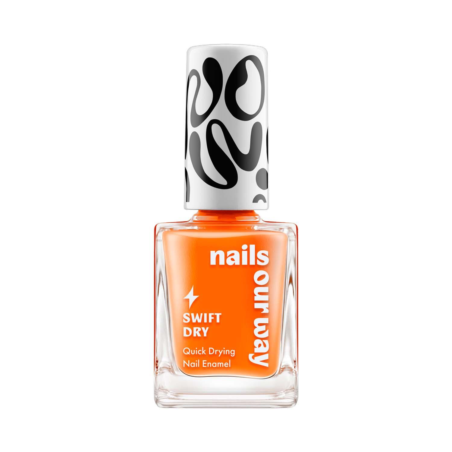 Nails Our Way | Nails Our Way Swift Dry Nail Enamel - Orange Audacity (10 ml)