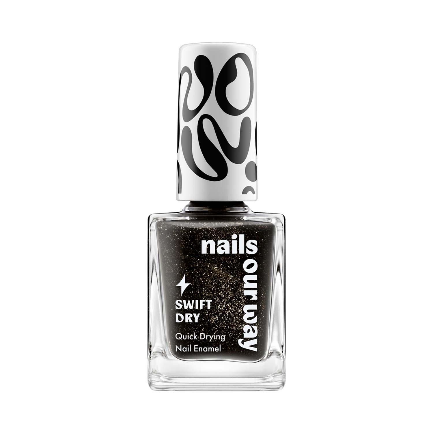 Nails Our Way | Nails Our Way Swift Dry Nail Enamel - Lace Noir (10 ml)