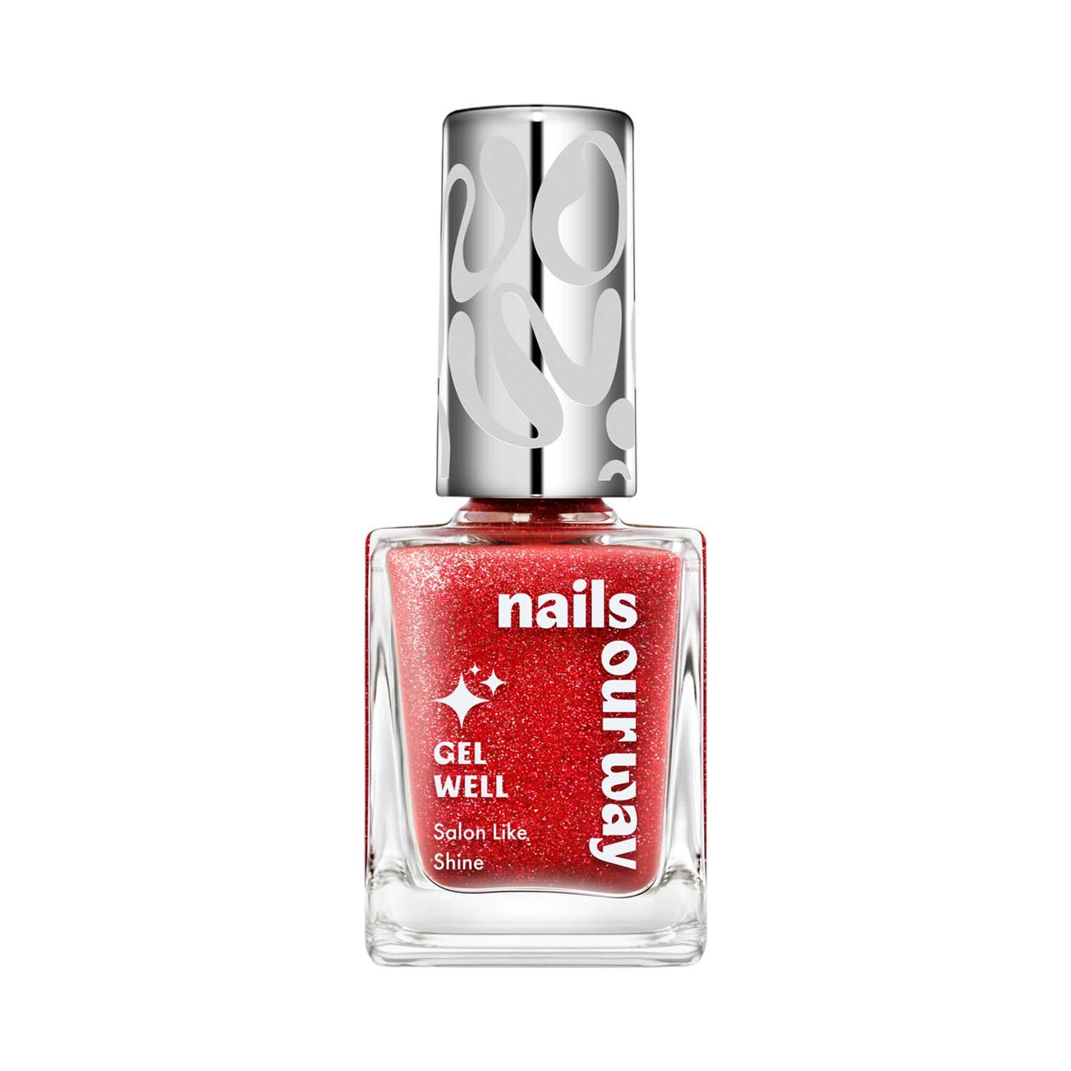 Nails Our Way Gel Well Nail Enamel - 106 Merry (10 ml)