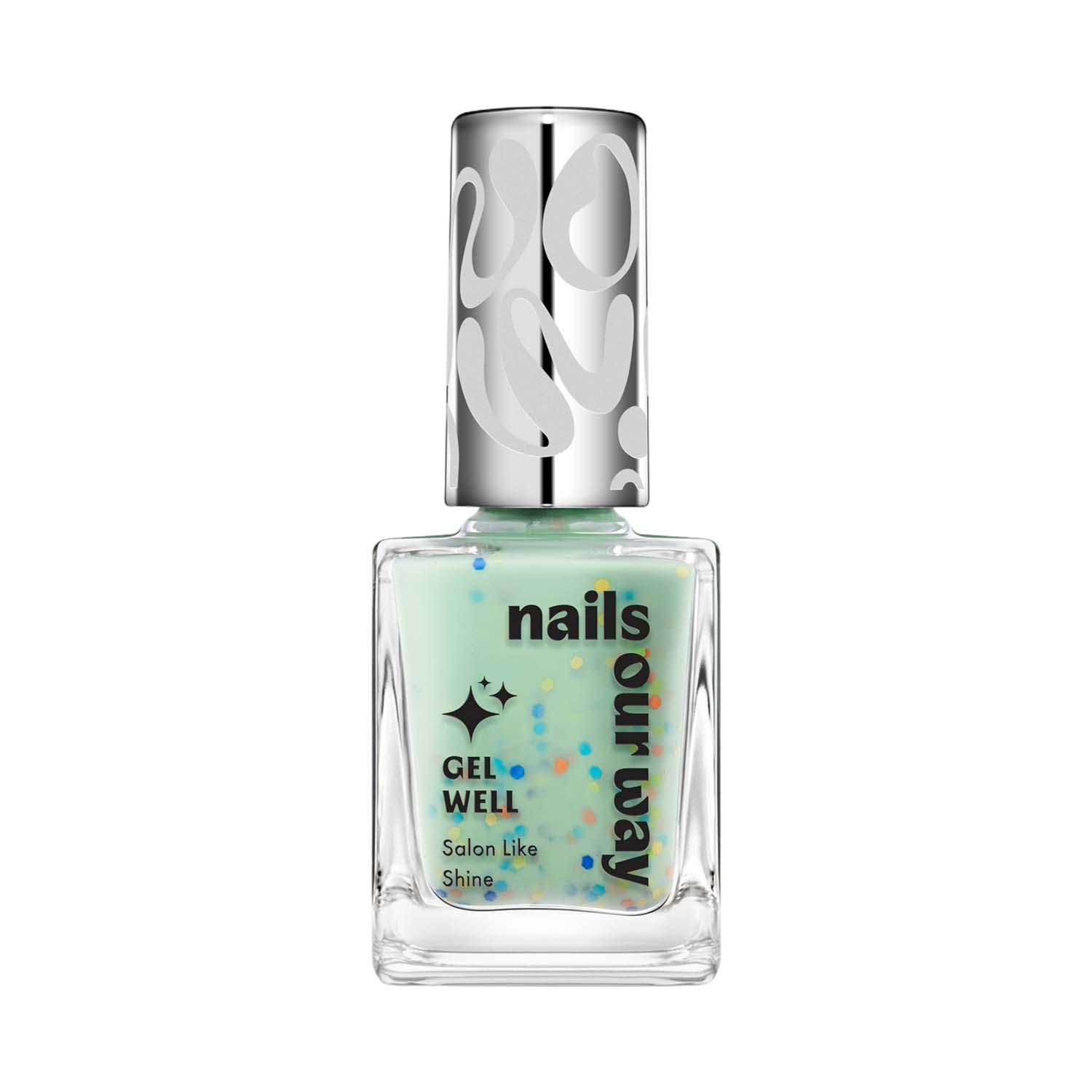 Nails Our Way | Nails Our Way Gel Well Nail Enamel - 408 Colourful (10 ml)