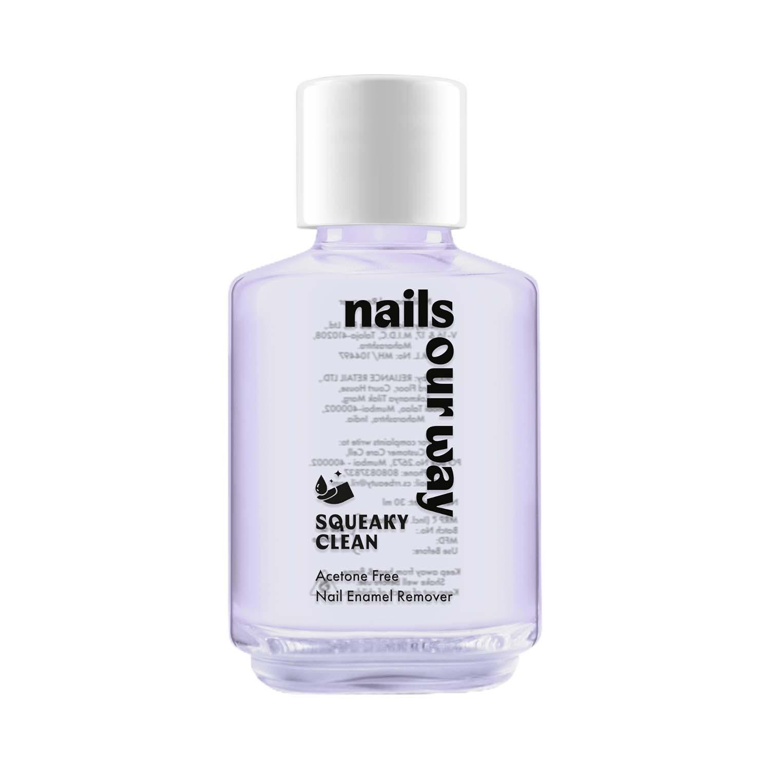 Nails Our Way | Nails Our Way Nail Enamel Remover - Squeaky Clean (30 ml)