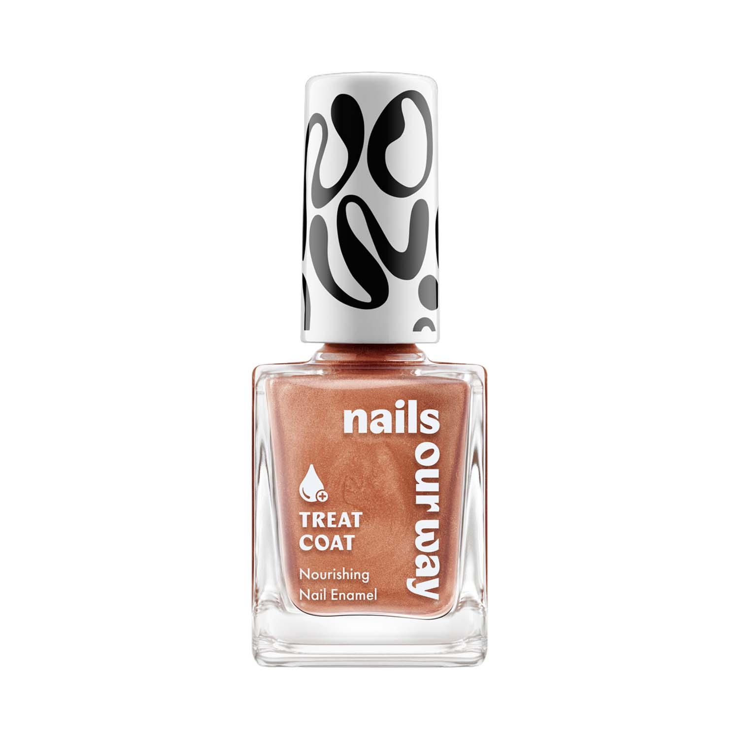 Nails Our Way | Nails Our Way Treat Coat Nail Enamel - Glam Goddess (10 ml)