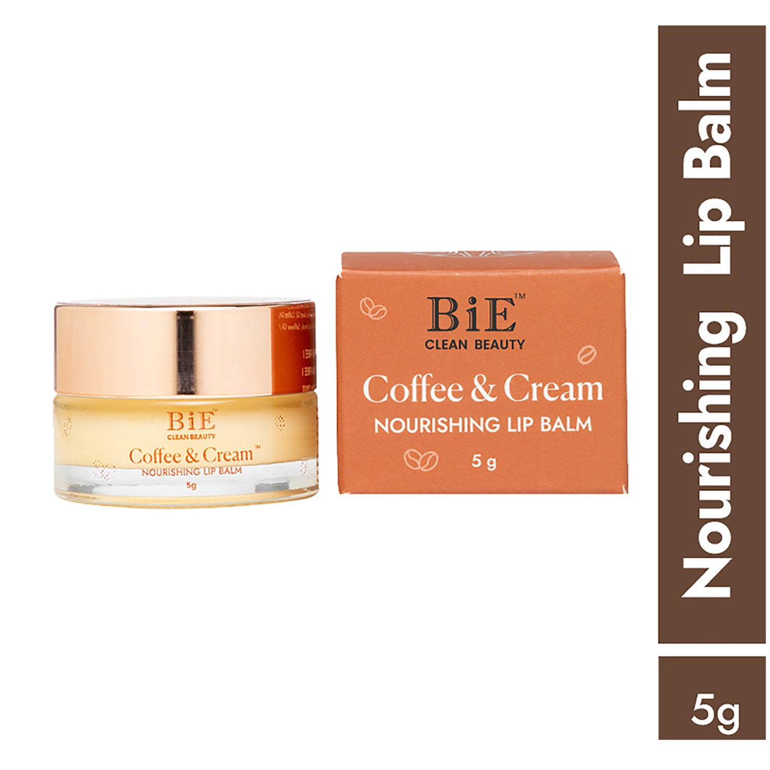 BiE - Beauty In Everything | Bie Coffee & Cream Nourishing Lip Balm (5g)