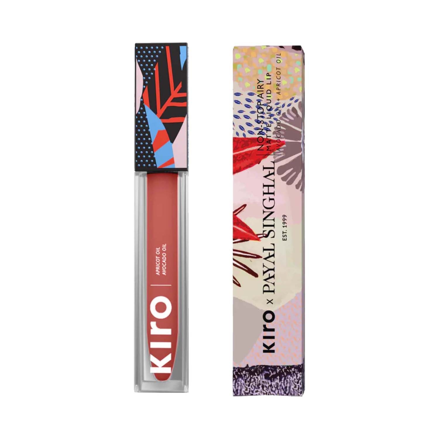 KIRO | KIRO X Payal Singhal Non Stop Airy Matte Liquid Lipstick - 21 Coral Pink (5ml)