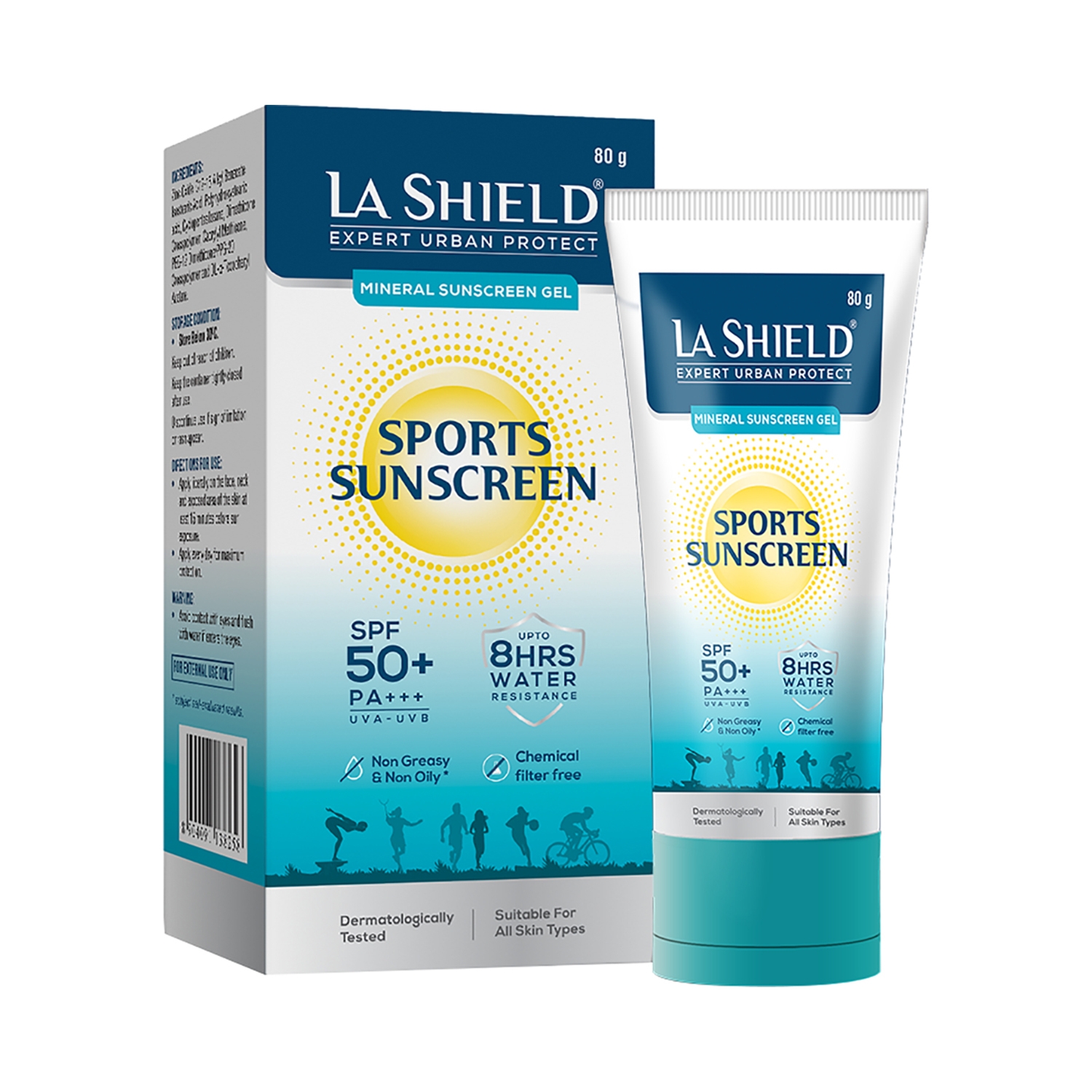 La Shield | La Shield Mineral Sports Sunscreen Gel SPF 50+ PA+++ (80g)