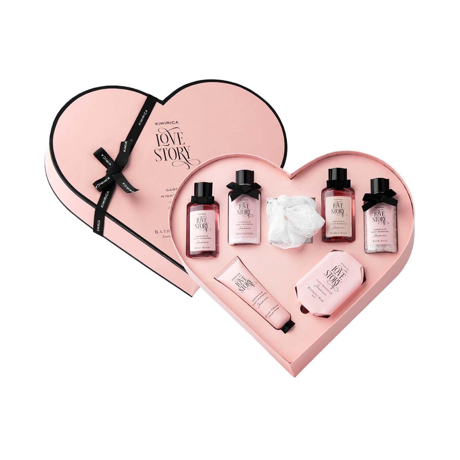 Kimirica | Kimirica Love Story Moment Gift Set for Men & Women Luxury Bath and Body Care Gift Set (7 Pcs)