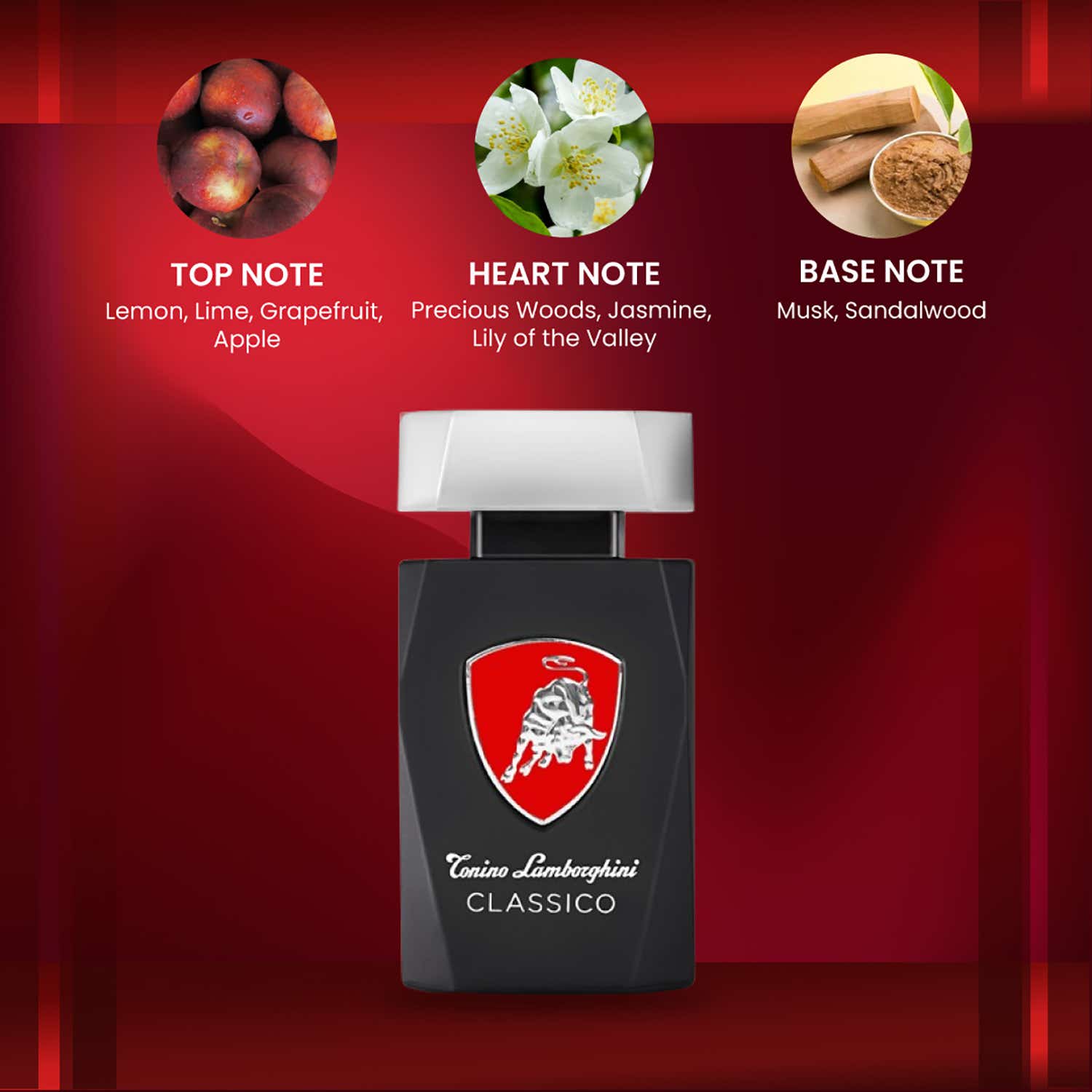Buy Tonino Lamborghini Classico Eau De Toilette (125ml) Online at