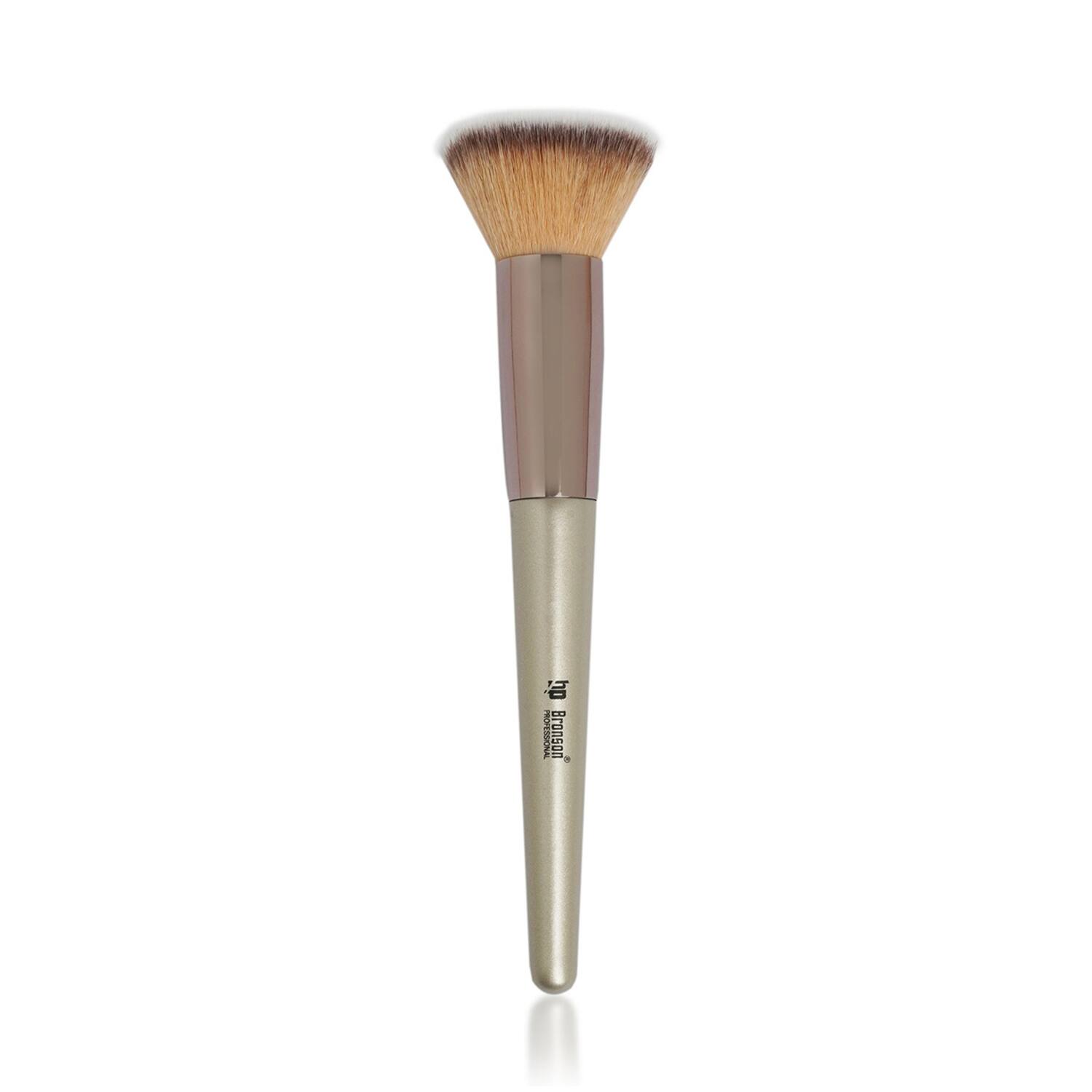 Bronson Professional | Bronson Professional Classic Fat Foundation Blender Makeup Brush - Silver, Pink