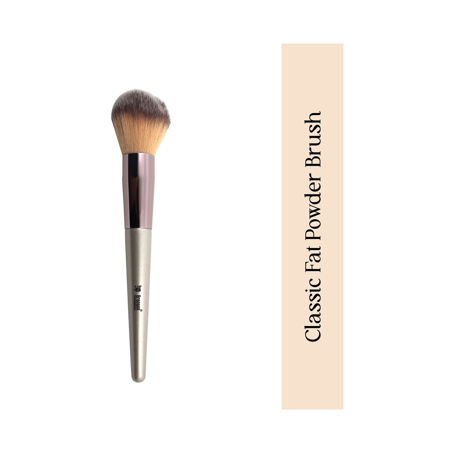 Bronson Professional | Bronson Professional Classic Fat Powder Makeup Brush - Silver, Pink