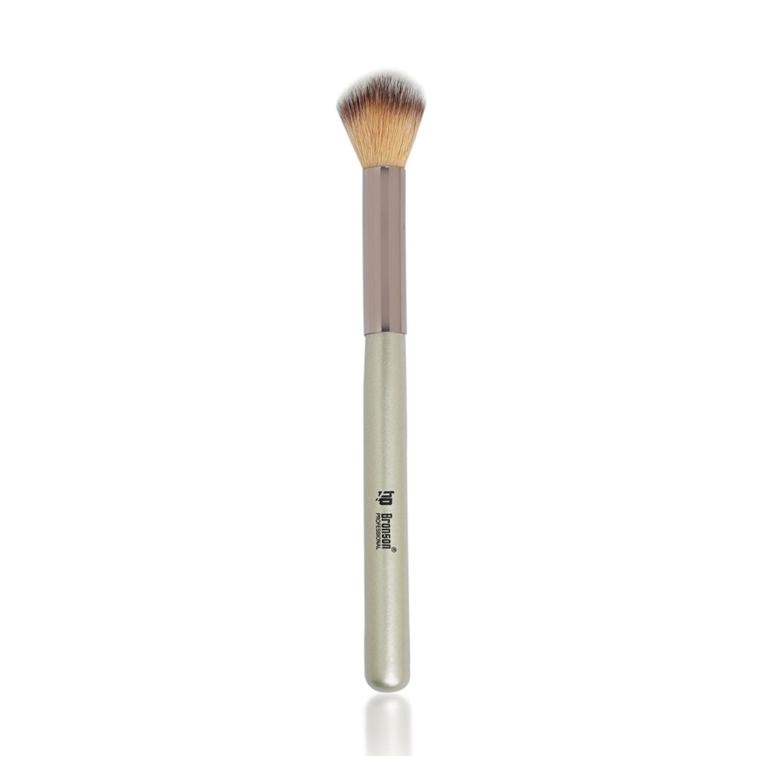 Bronson Professional | Bronson Professional Classic Powder Makeup Brush - Silver, Pink