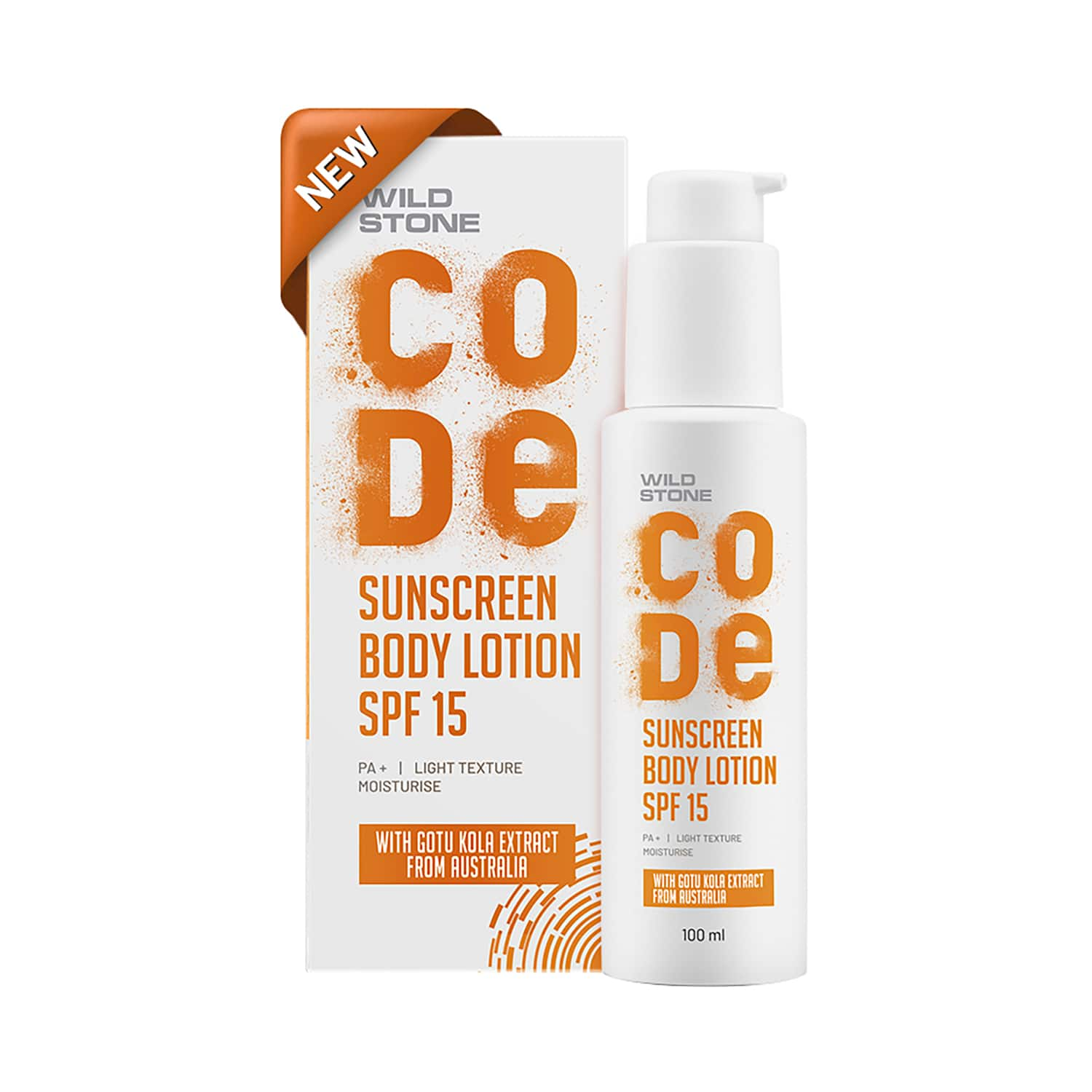 Wild Stone | Wild Stone Code Sunscreen Body Lotion SPF 15 (100ml)