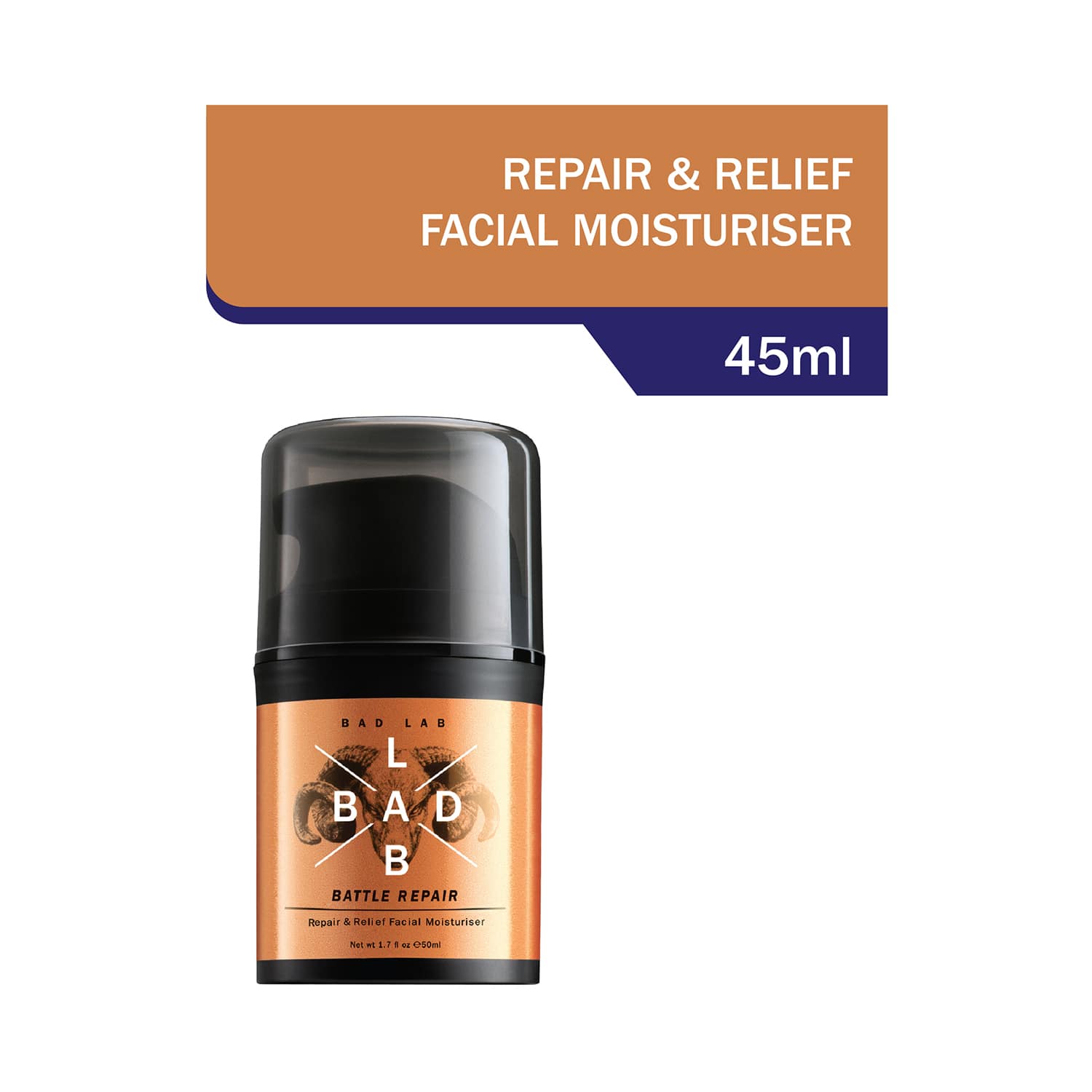 Bad Lab | Bad Lab Battle Repair & Relief Facial Moisturiser (50ml)