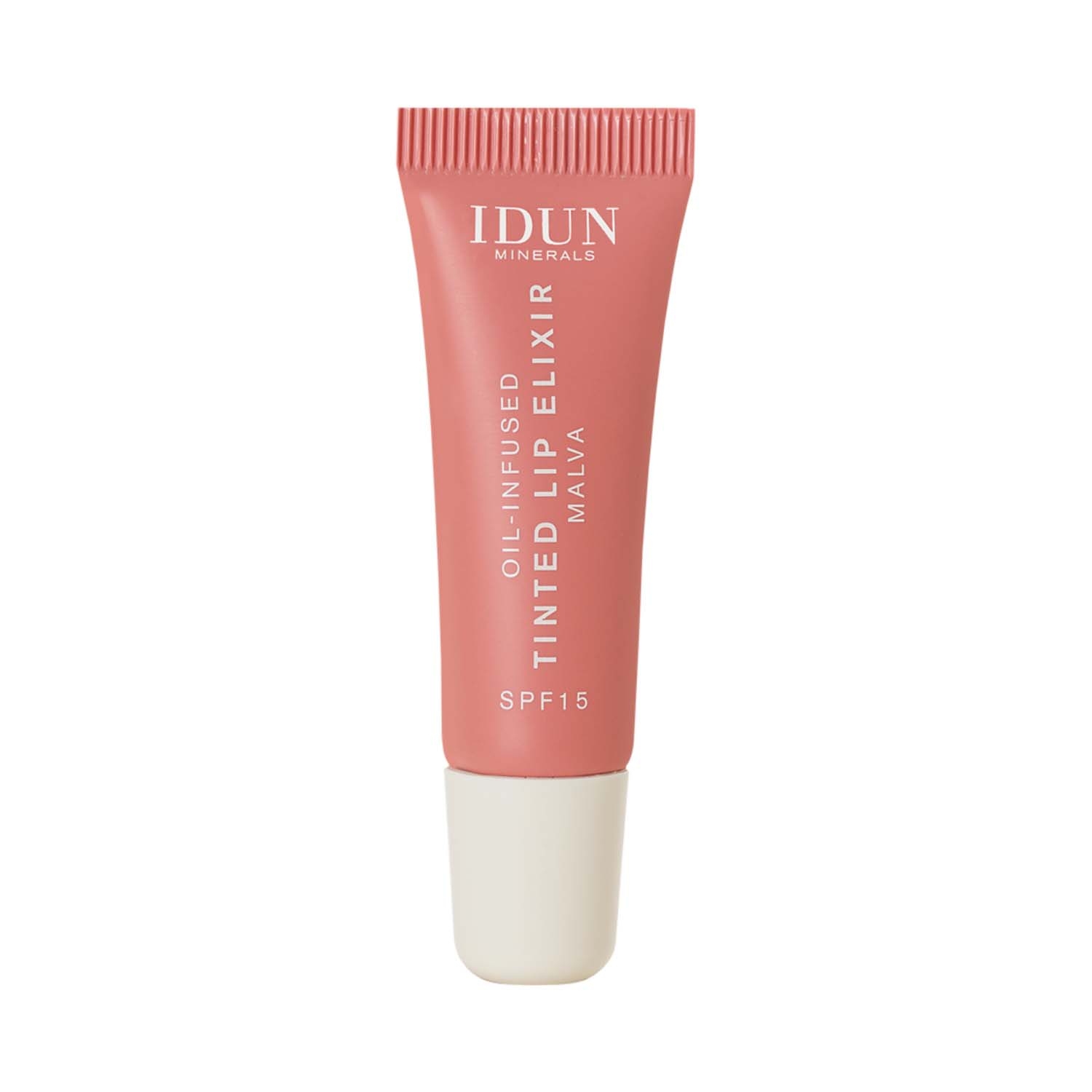 IDUN Minerals Oil-Infused Tinted Lip Elixir SPF 15 - Malva (8ml)
