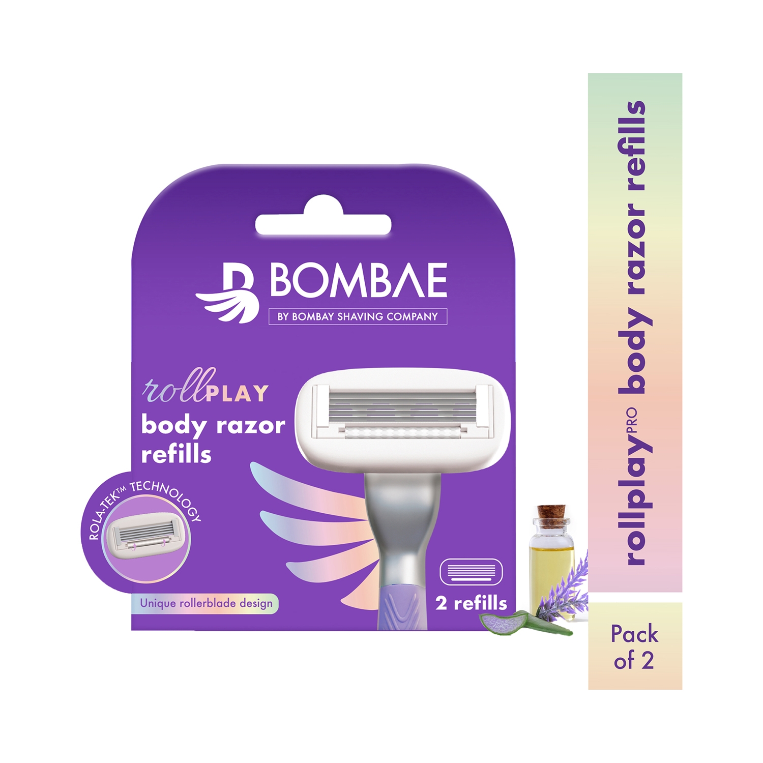 Bombae | Bombae Rollplay Body Razor Refills - White (2Pcs)