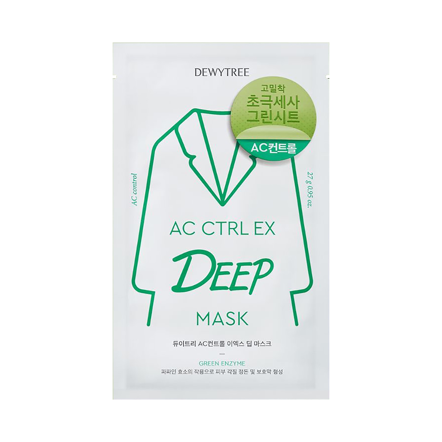 Dewytree | Dewytree Ac Ctrl Ex Deep Sheet Mask (27g)