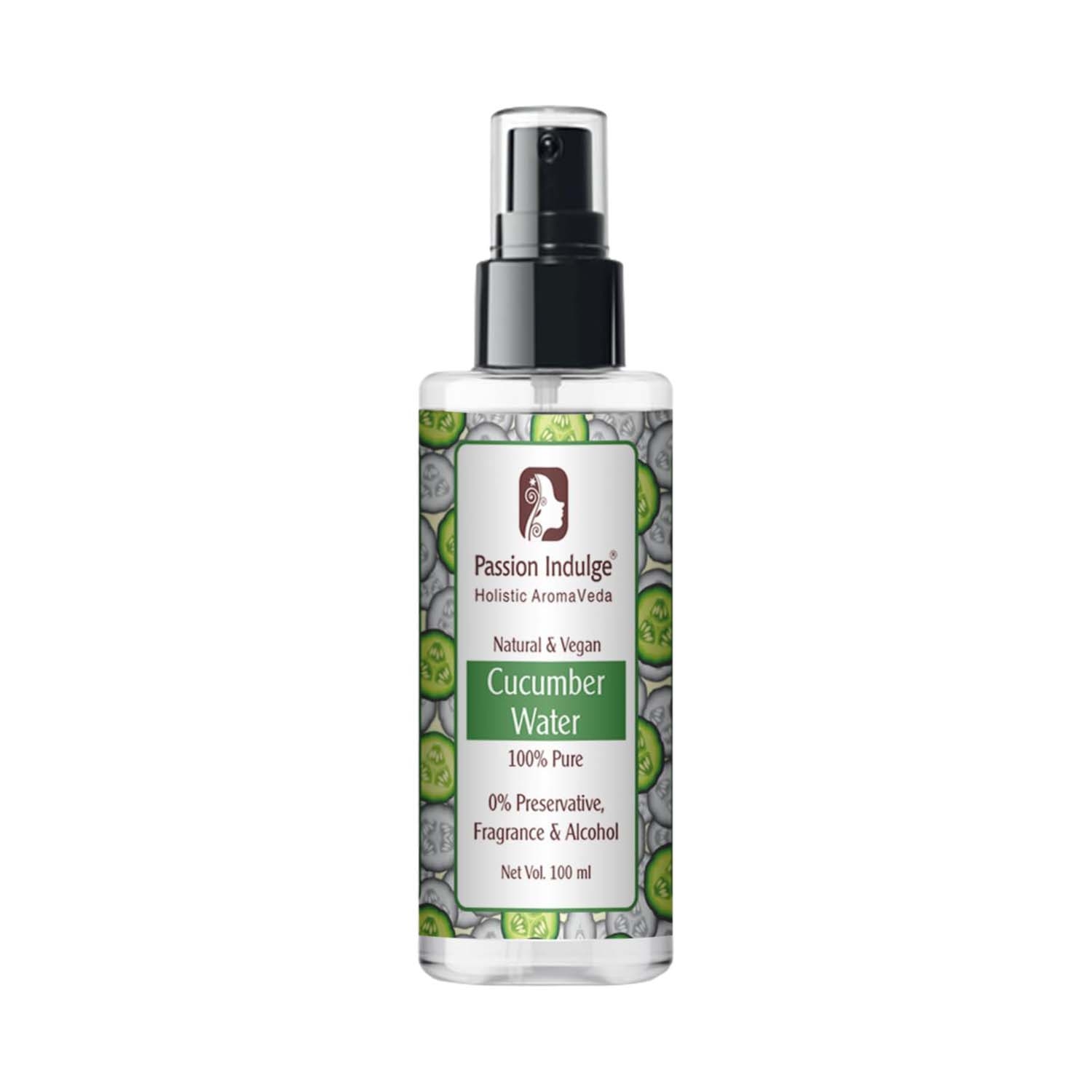 Passion Indulge Cucumber Water For Skincare & Make Up Removal (100 ml)