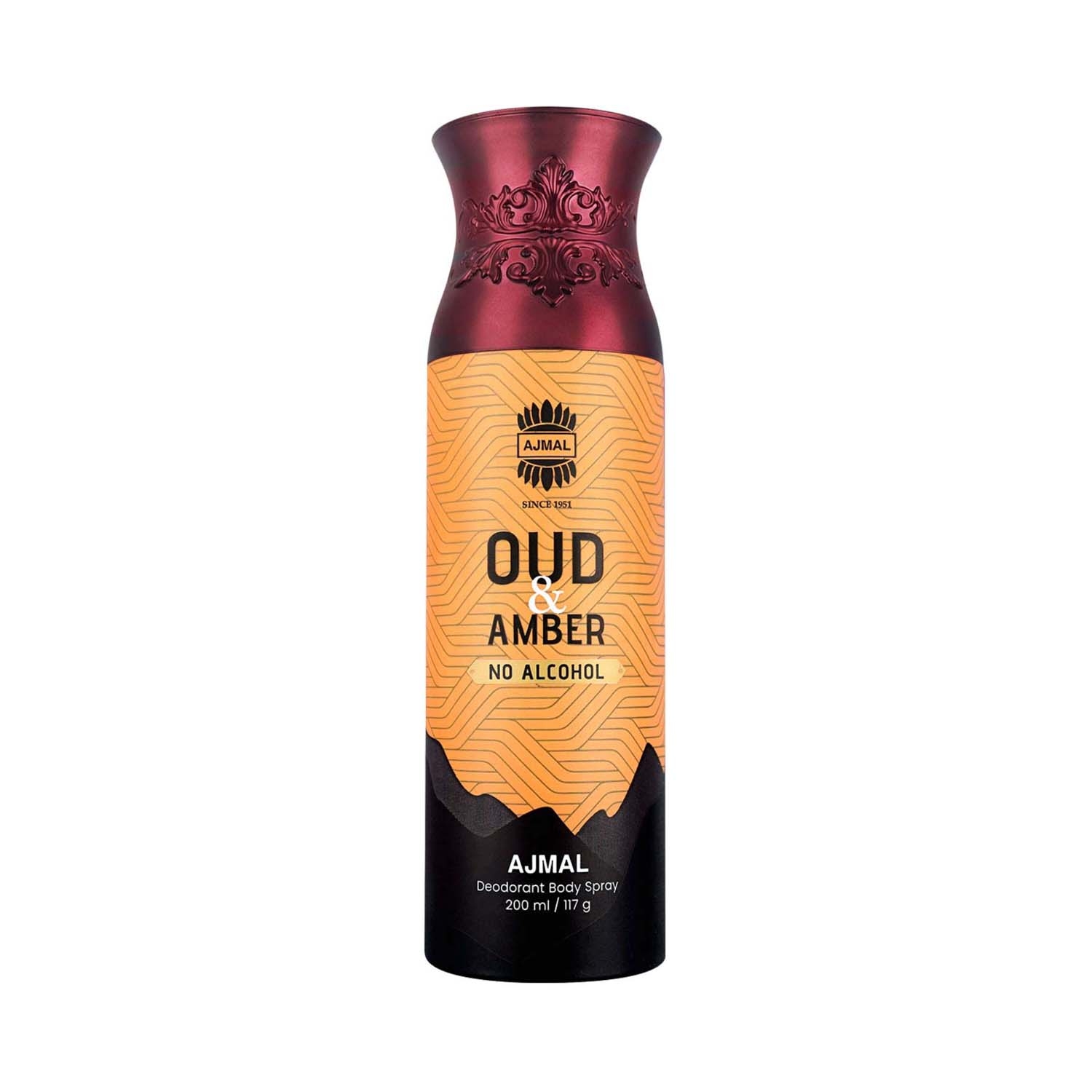 Ajmal | Ajmal Oud Amber Non-Alcoholic Deodorant Body Spray (200ml)