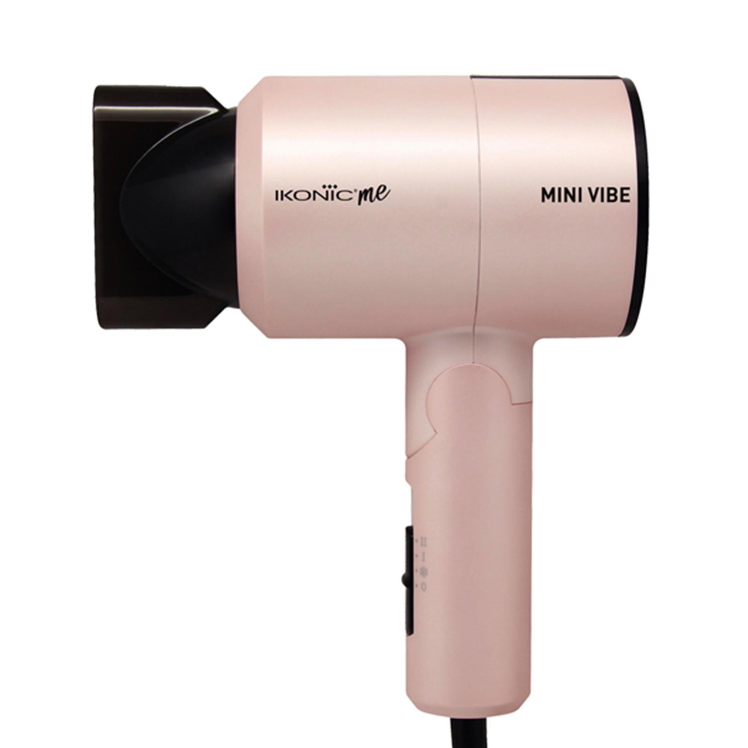 Ikonic Professional | Ikonic Professional Mini Vibe Hair Dryer - Black & Pearl Pink (1 pc)