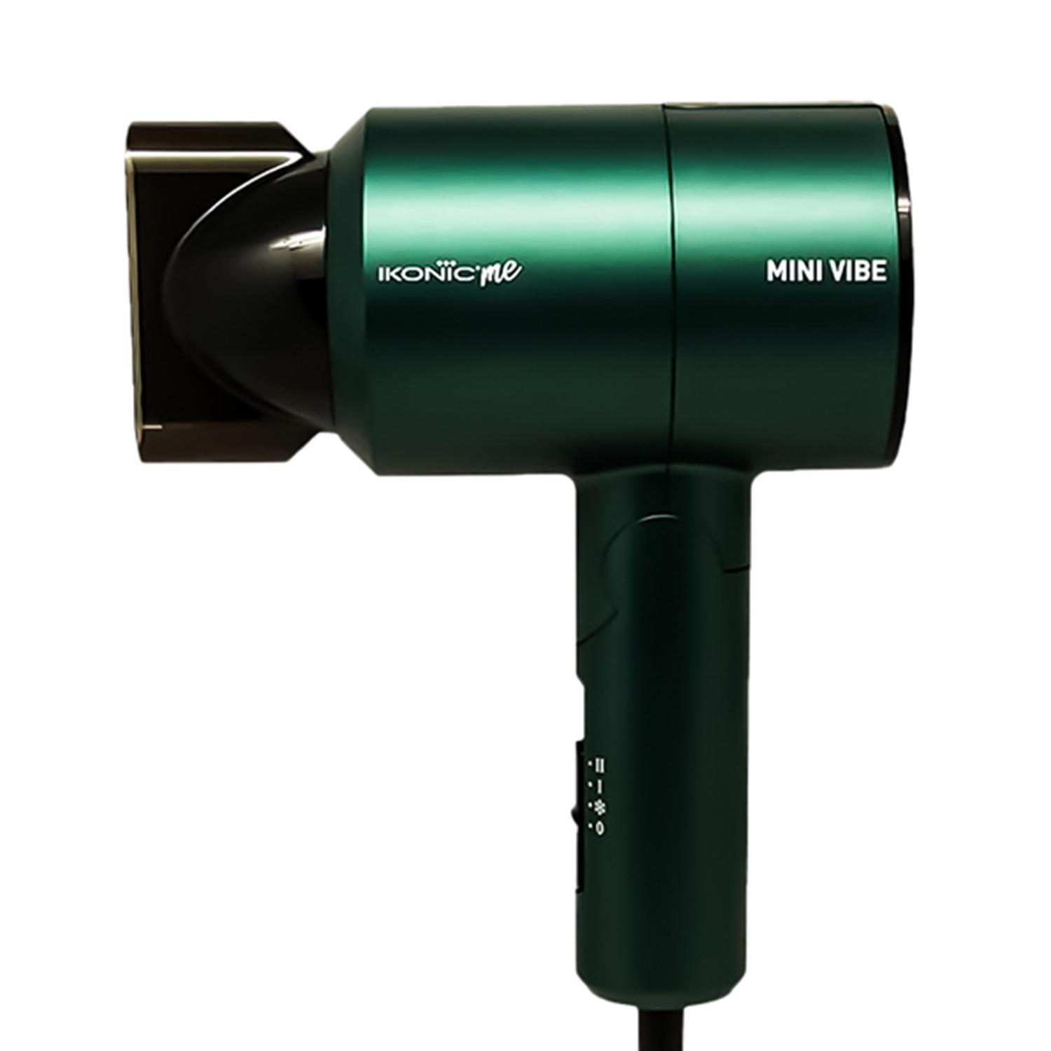 Ikonic Professional | Ikonic Professional Mini Vibe Hair Dryer - Black & Emerald (1 pc)