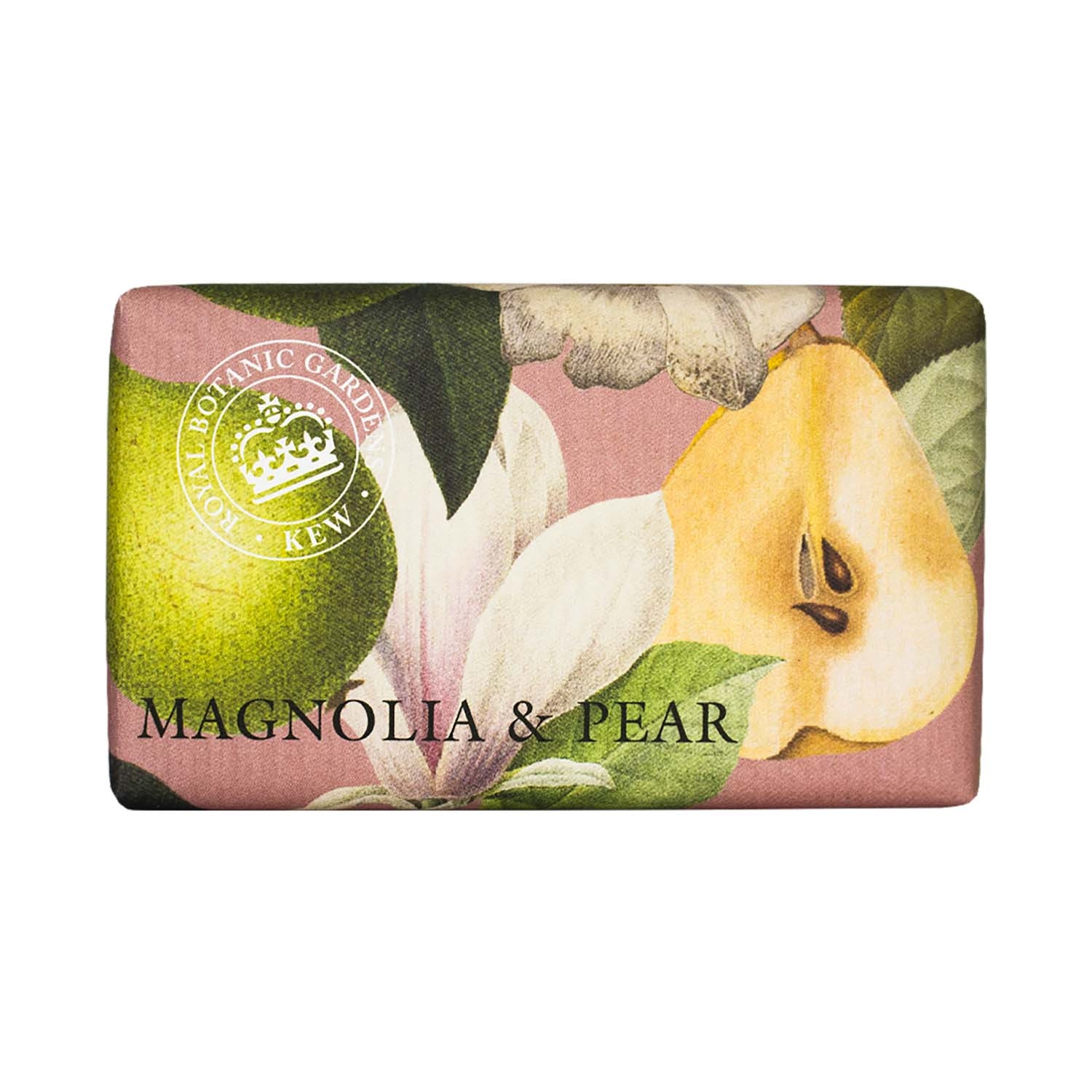 The English Soap Company | The English Soap Company Royal Botanic Gardens Kew Magnolia & Pear Soap (240g)