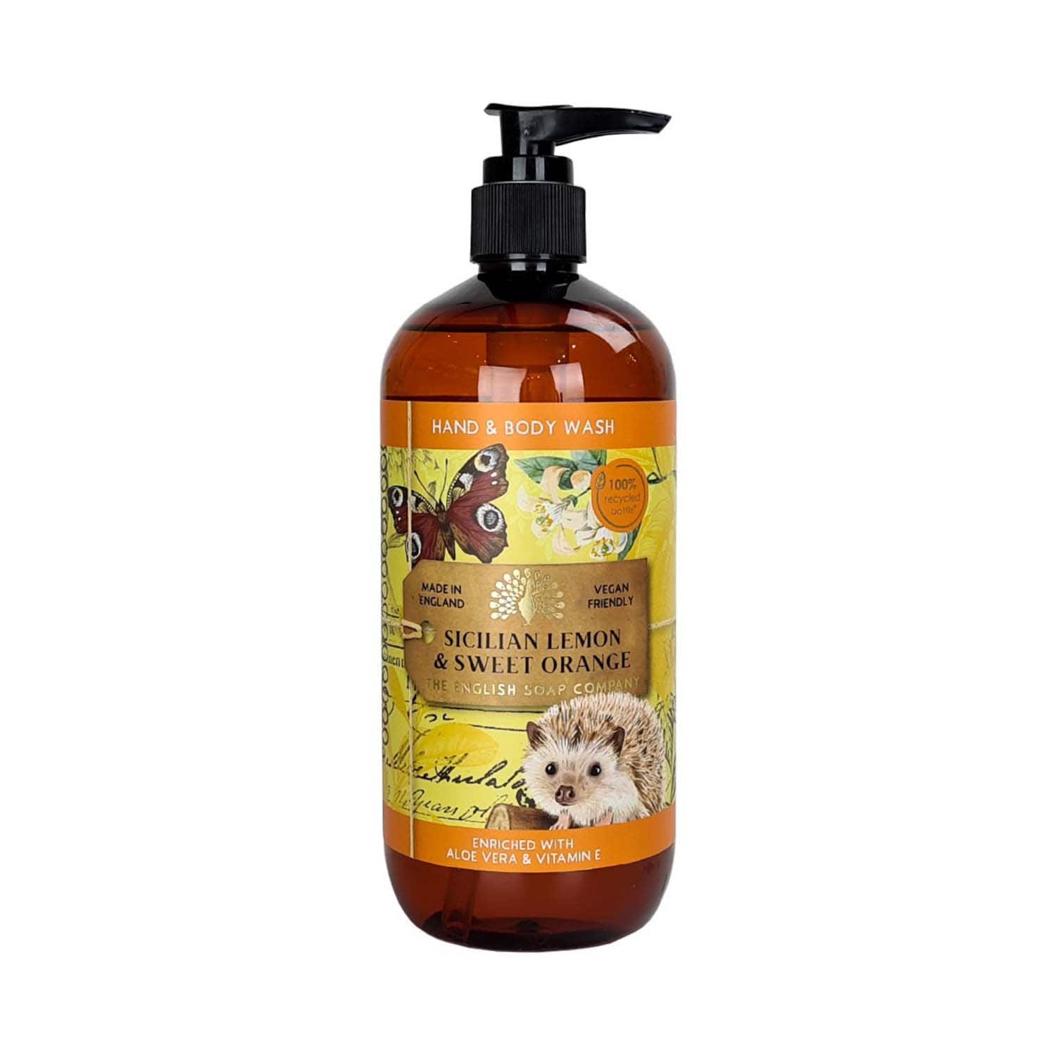 The English Soap Company | The English Soap Company Anniversary Sicilian Lemon & Sweet Orange Hand & Body Wash (500ml)