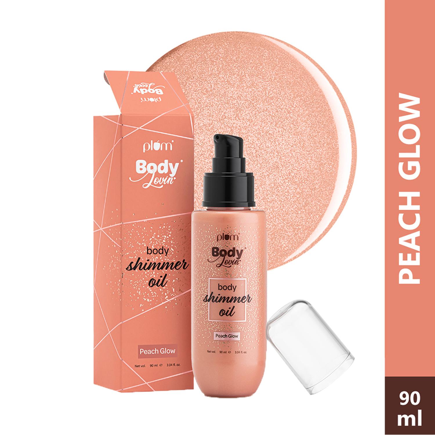 Plum | Plum Bodylovin Peach Glow Body Shimmer Oil (90 ml)