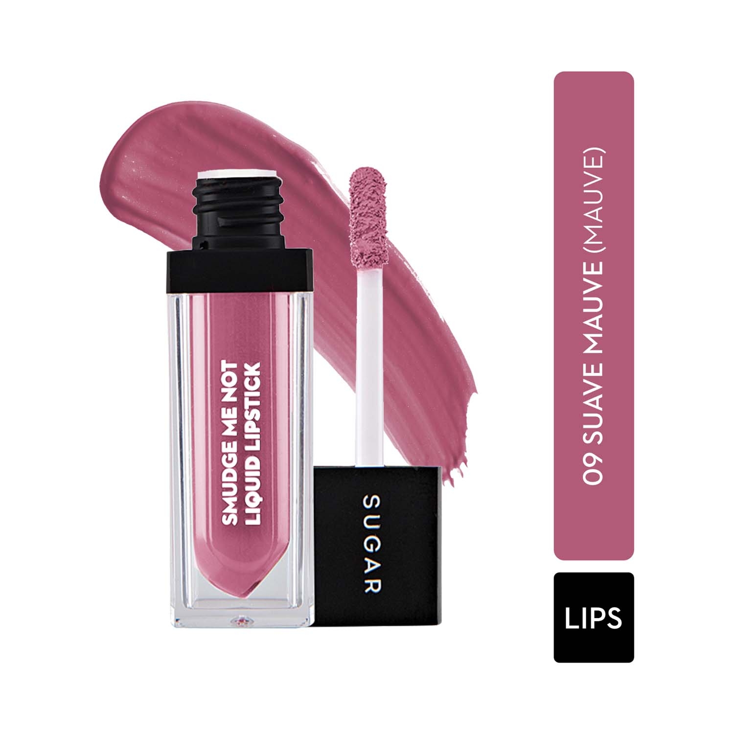 SUGAR Cosmetics | SUGAR Cosmetics Smudge Me Not Liquid Lipstick - 09 Suave Mauve (4.5ml)