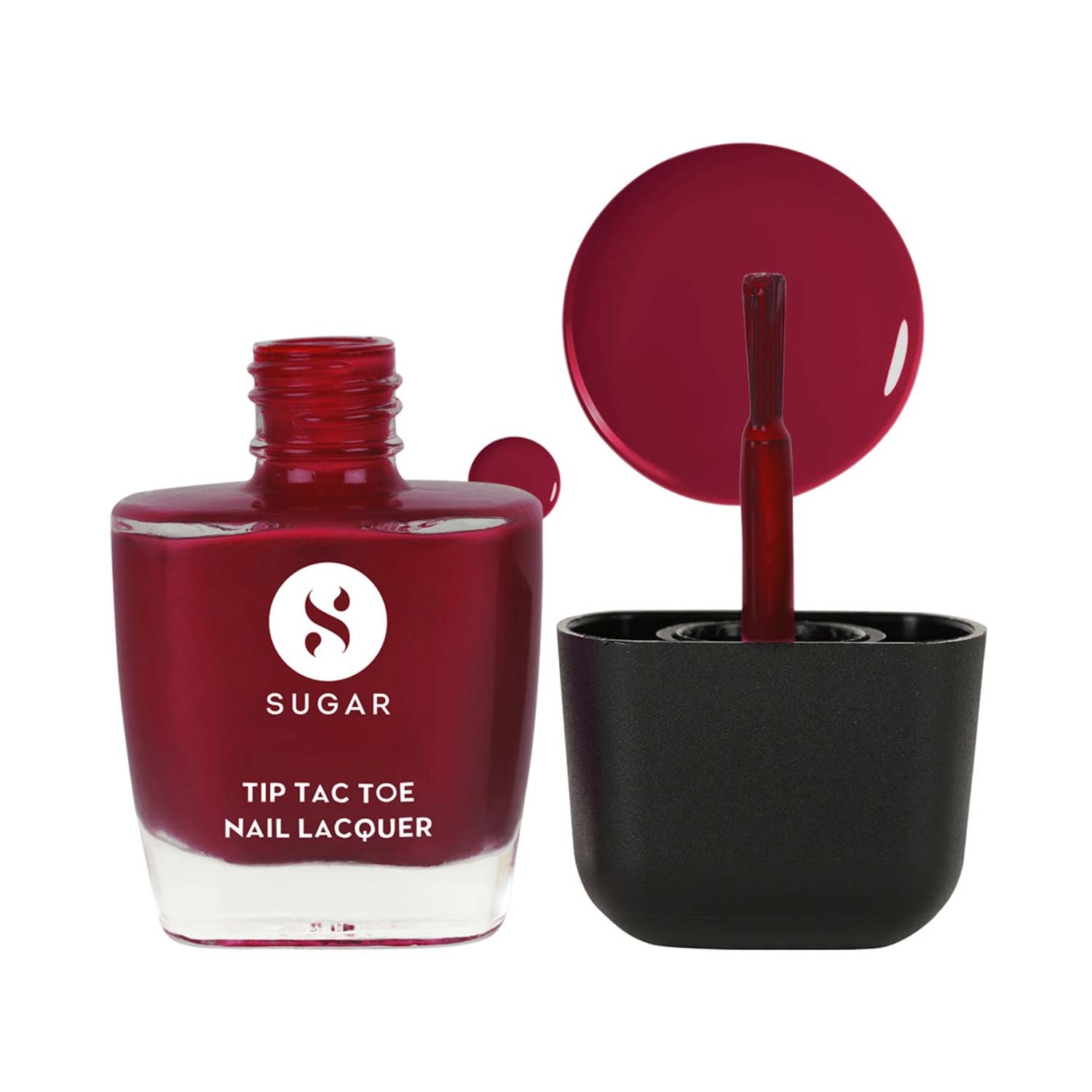 SUGAR Cosmetics | SUGAR Cosmetics Tip Tac Toe Nail Lacquer Classic - 28 Joyful Jam (9ml)