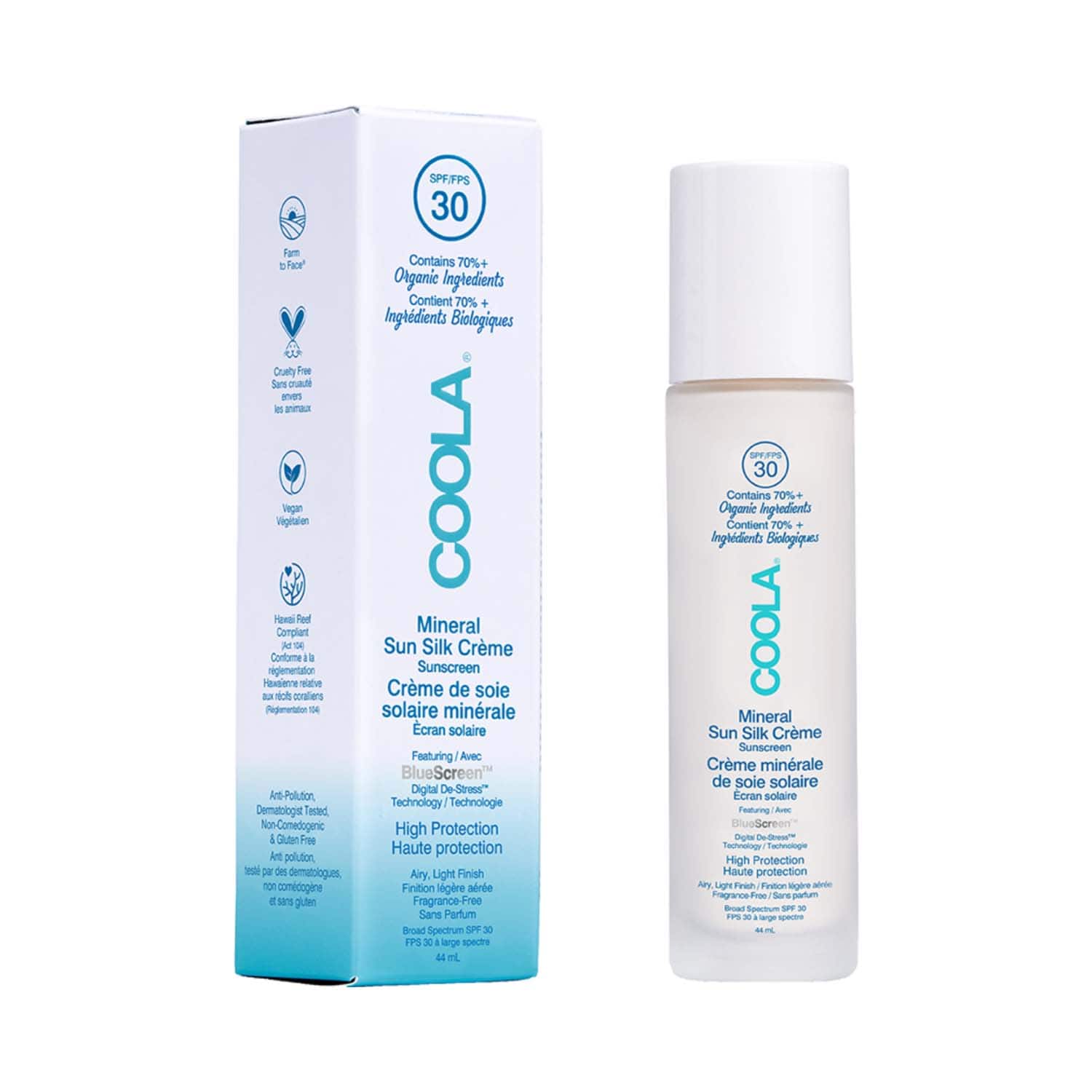  | COOLA Mineral Sun Silk Creme Sunscreen SPF 30 (44ml)