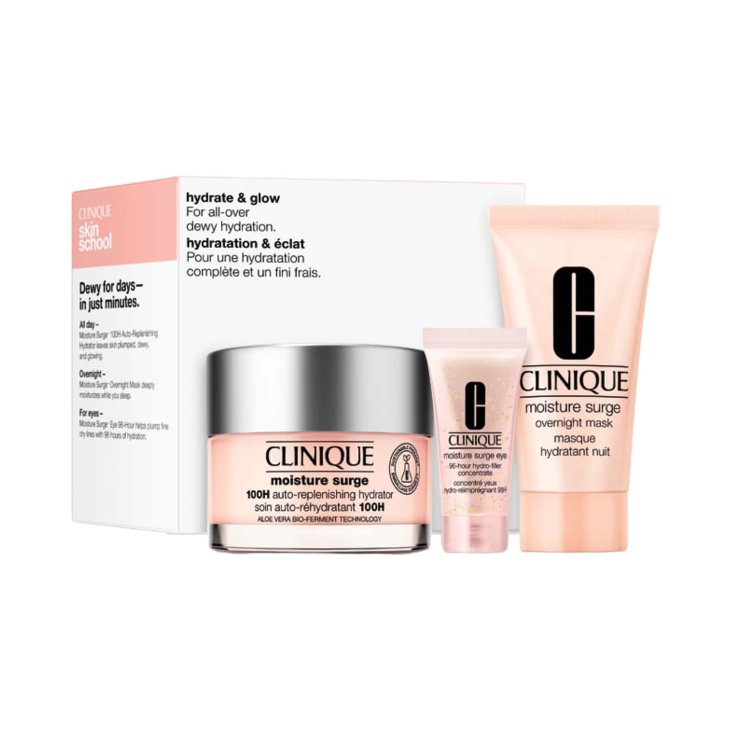 CLINIQUE | CLINIQUE Hydrate & Glow Moisture Surge Skincare Set (3Pcs)