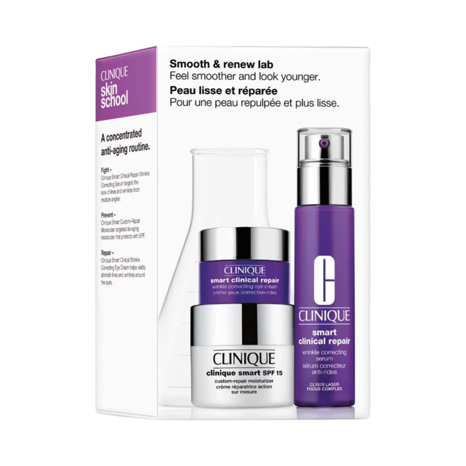 CLINIQUE | CLINIQUE Smooth & Renew Lab Skincare Set (3Pcs)