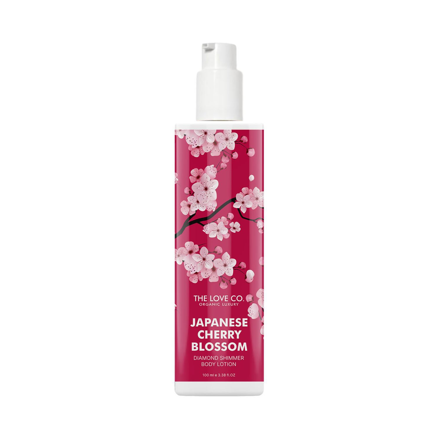 THE LOVE CO. | THE LOVE CO. Japanese Cherry Blossom Diamond Shimmer Body Lotion (100ml)