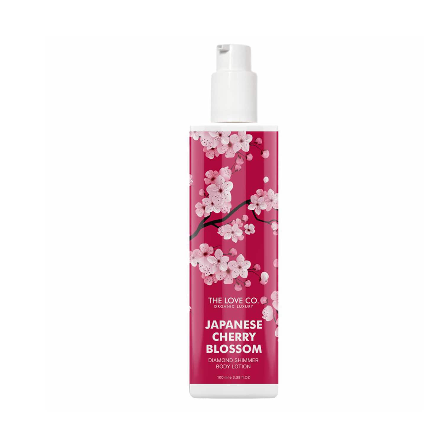 THE LOVE CO. | THE LOVE CO. Japanese Cherry Blossom Diamond Shimmer Body Lotion (100ml)