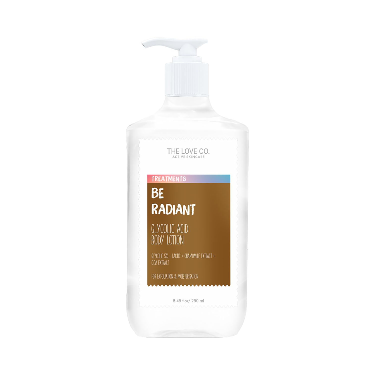 THE LOVE CO. Be Radiant Glycolic Acid Body Lotion (250ml)