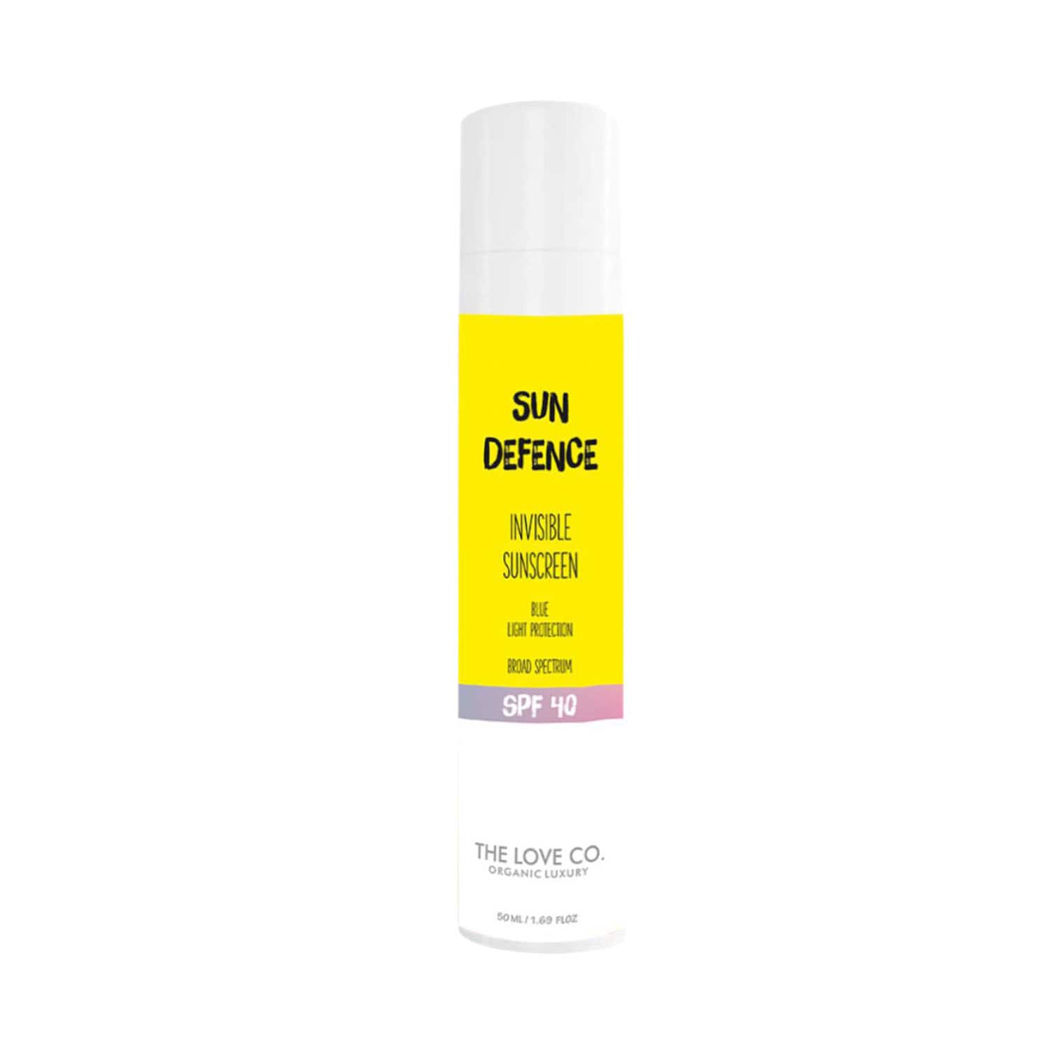 THE LOVE CO. | THE LOVE CO. Sun Defence Invisible Sunscreen SPF 40 (50ml)