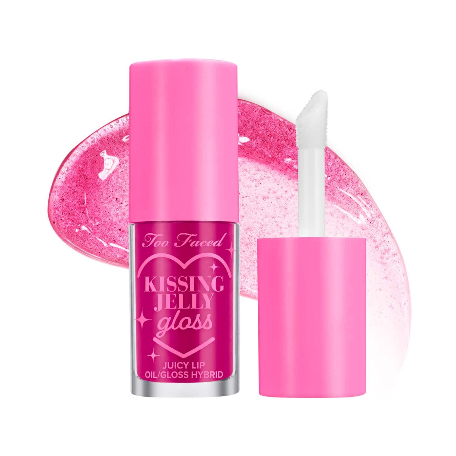 Too Faced | Too Faced Kissing Jelly Lip Oil Gloss - Raspberry (4.5ml)
