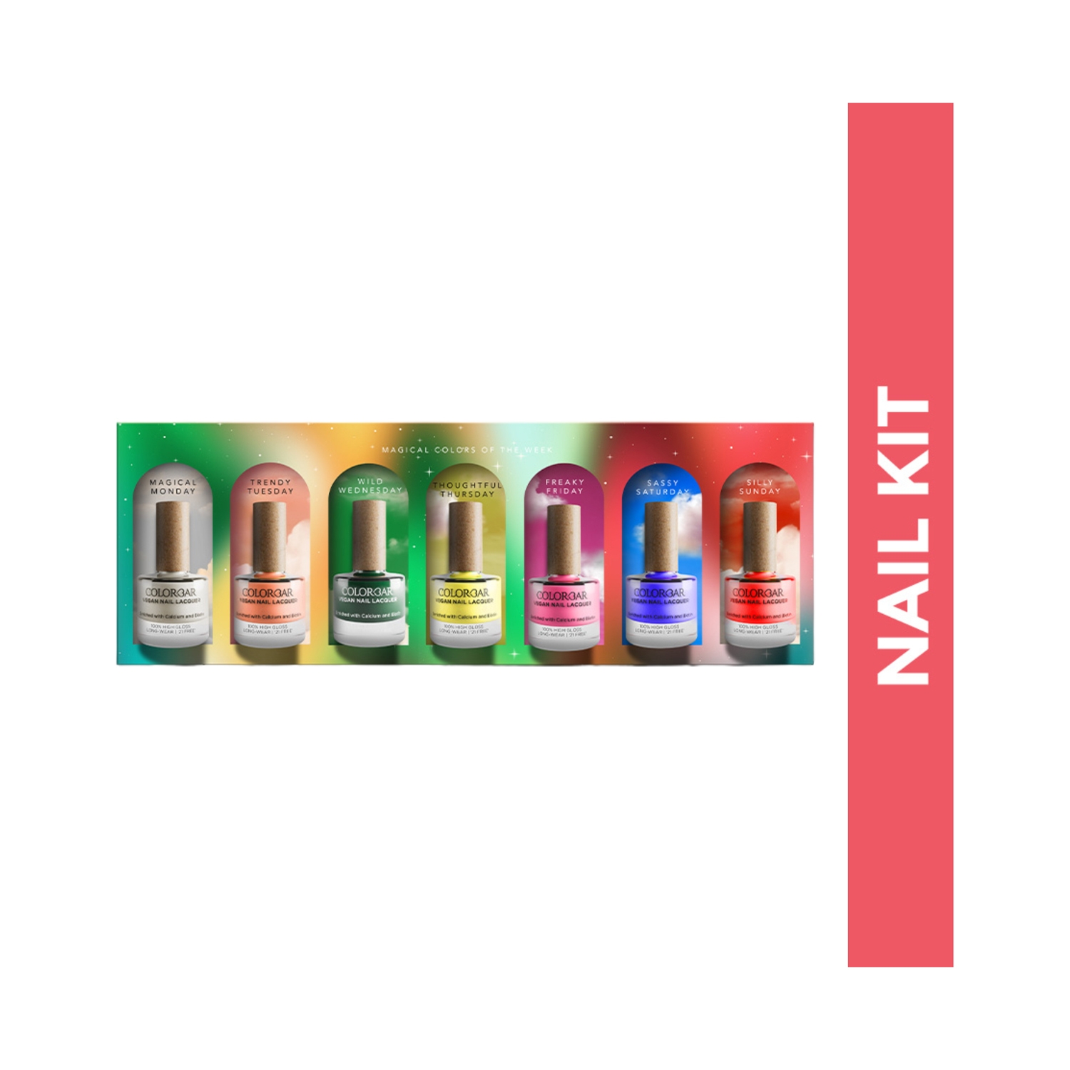 Colorbar | Colorbar Magic Of Colors Nail Kit - Multi-Color (7Pcs)