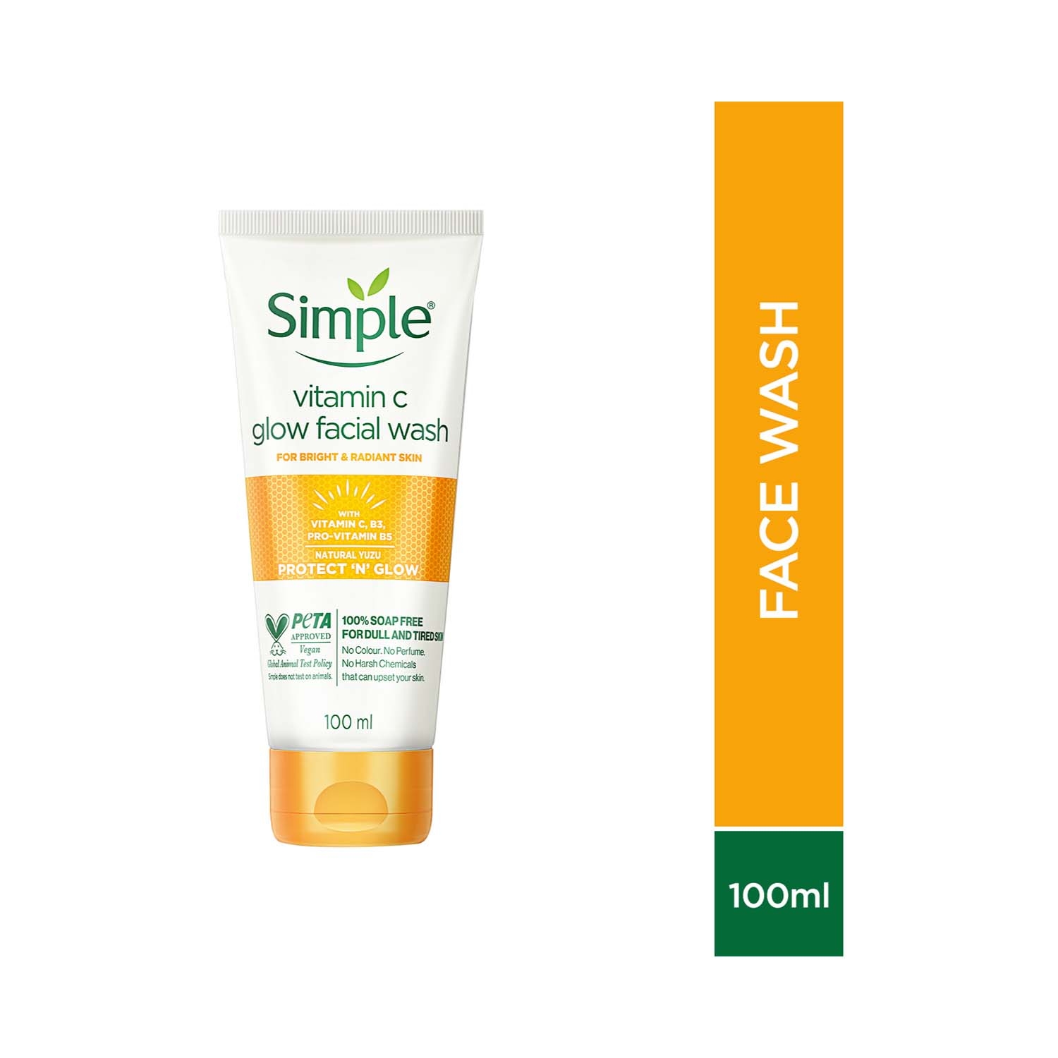 Simple | Simple Protect N Glow Vitamin C Glow Facial Wash (100ml)