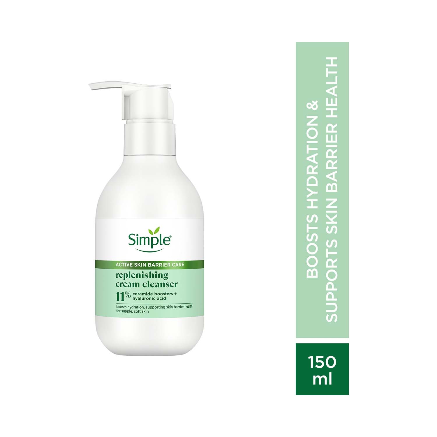 Simple | Simple Active Skin Barrier Care Replenishing Cream Cleanser (150ml)