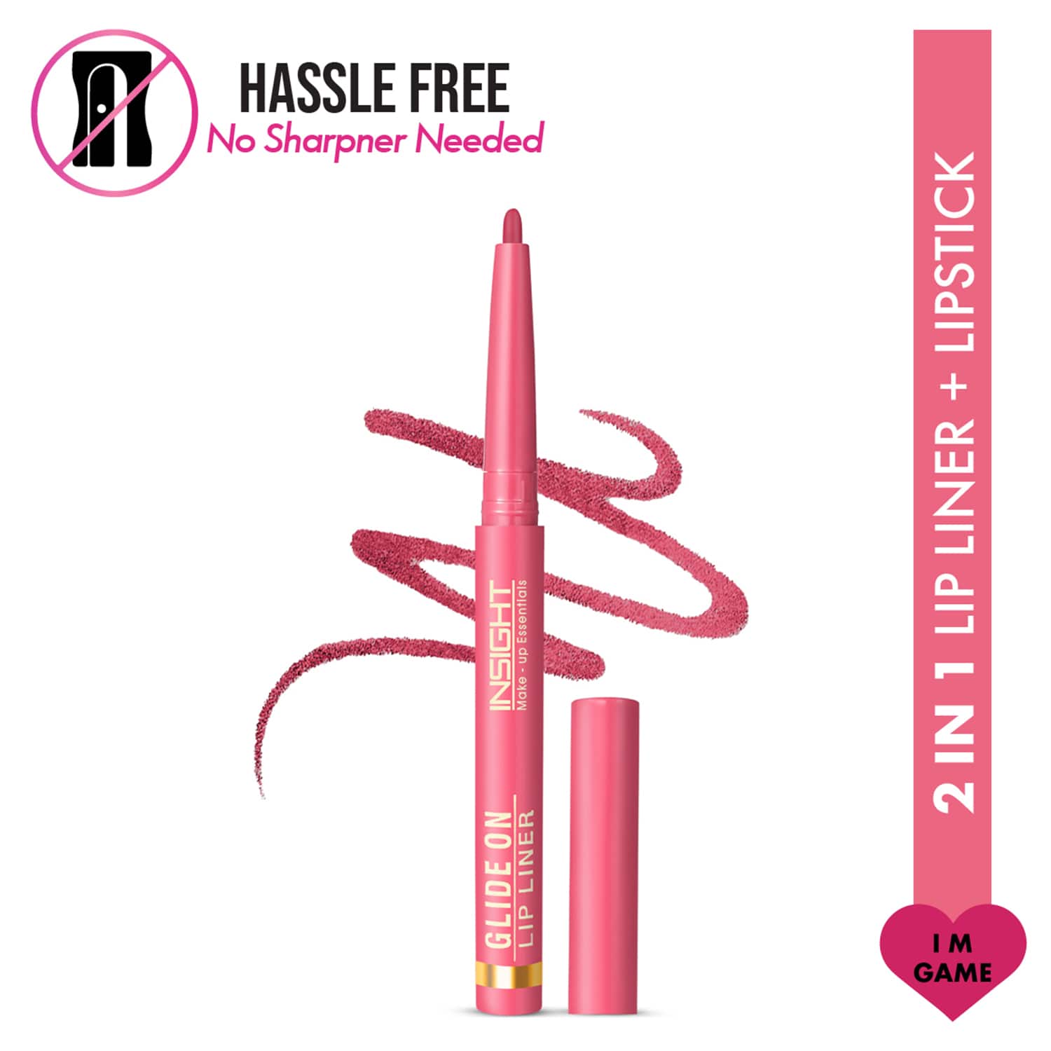 Insight Cosmetics | Insight Cosmetics Glide On Lip Liner - I'm Game (0.3g)