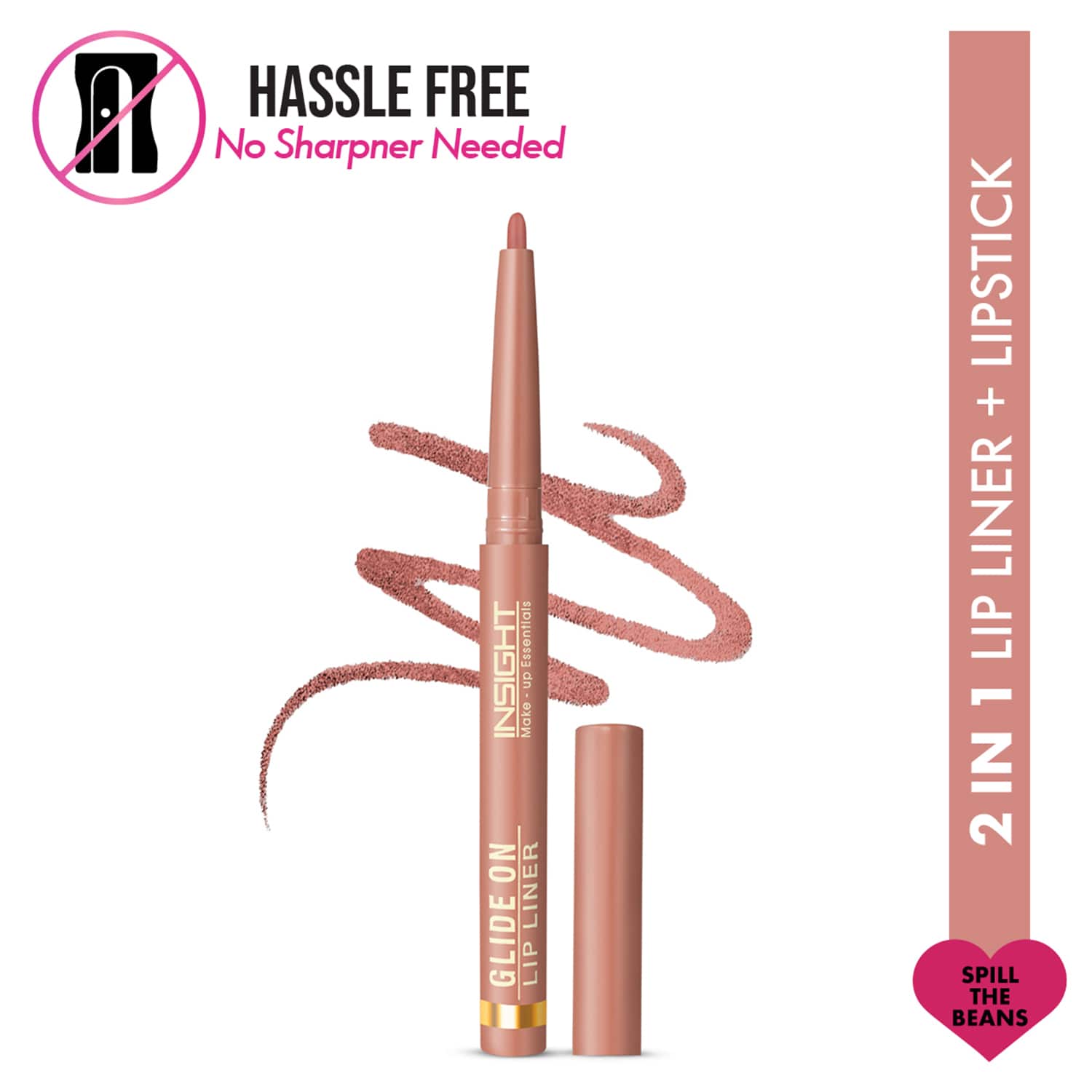 Insight Cosmetics | Insight Cosmetics Glide On Lip Liner - Spill The Beans (0.3g)