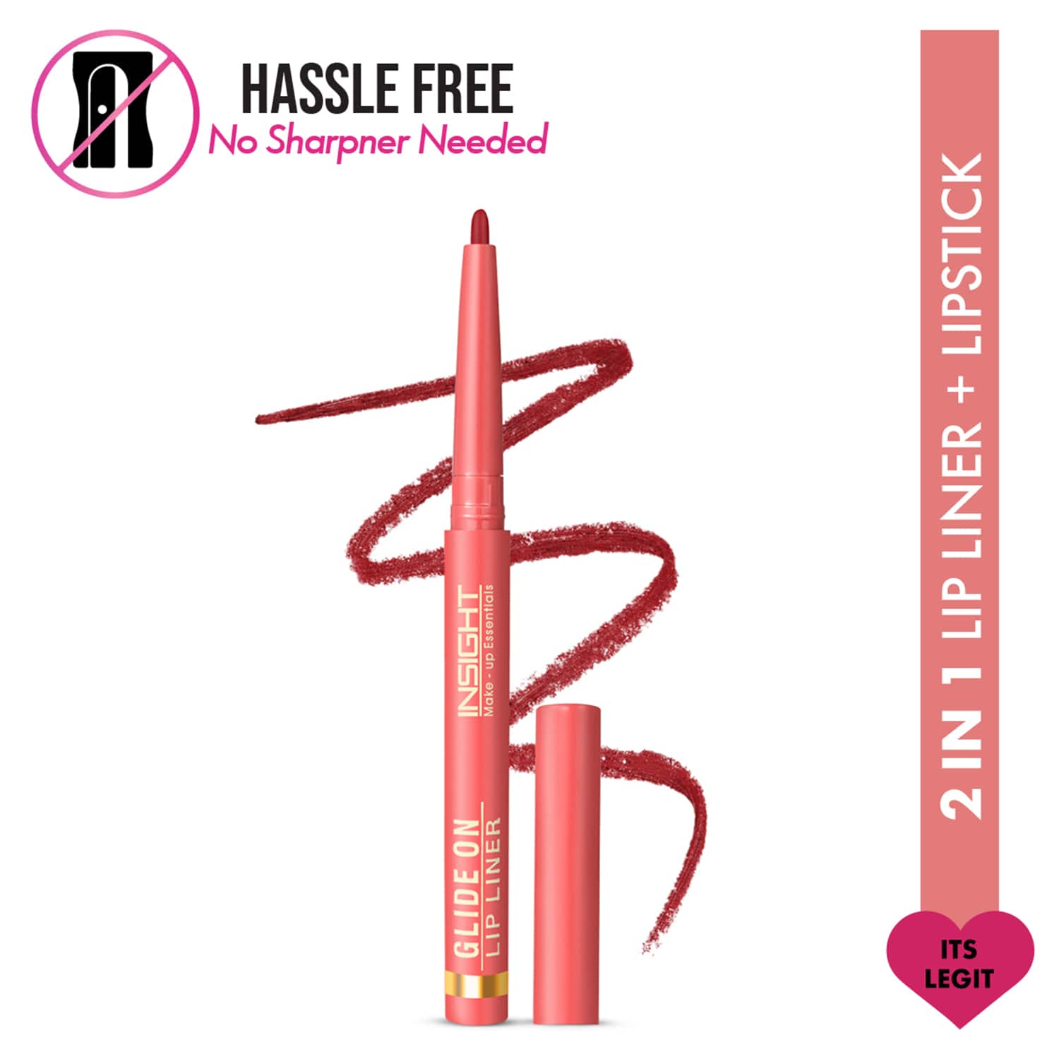 Insight Cosmetics | Insight Cosmetics Glide On Lip Liner - It's Legit (0.3g)