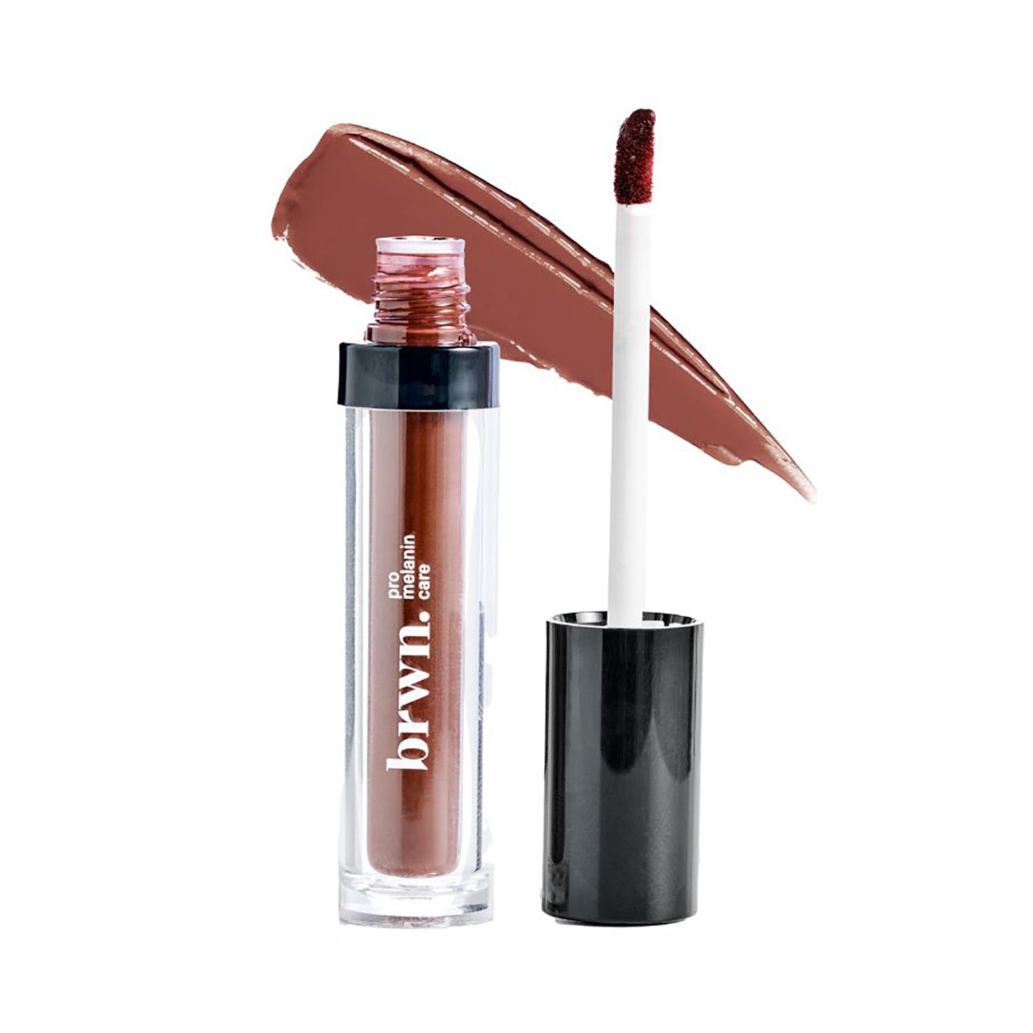 Brwn Pro Melanin Care | Brwn Pro Melanin Care Matte Melt Liquid Lipstick - Nude-Tella (4.5ml)