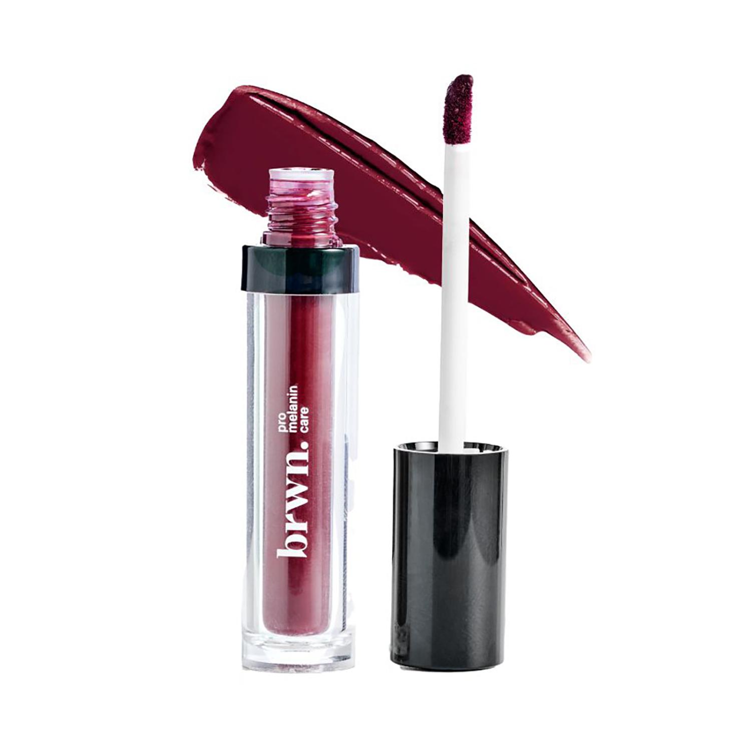 Brwn Pro Melanin Care | Brwn Pro Melanin Care Matte Melt Liquid Lipstick - Grape Escape (4.5ml)