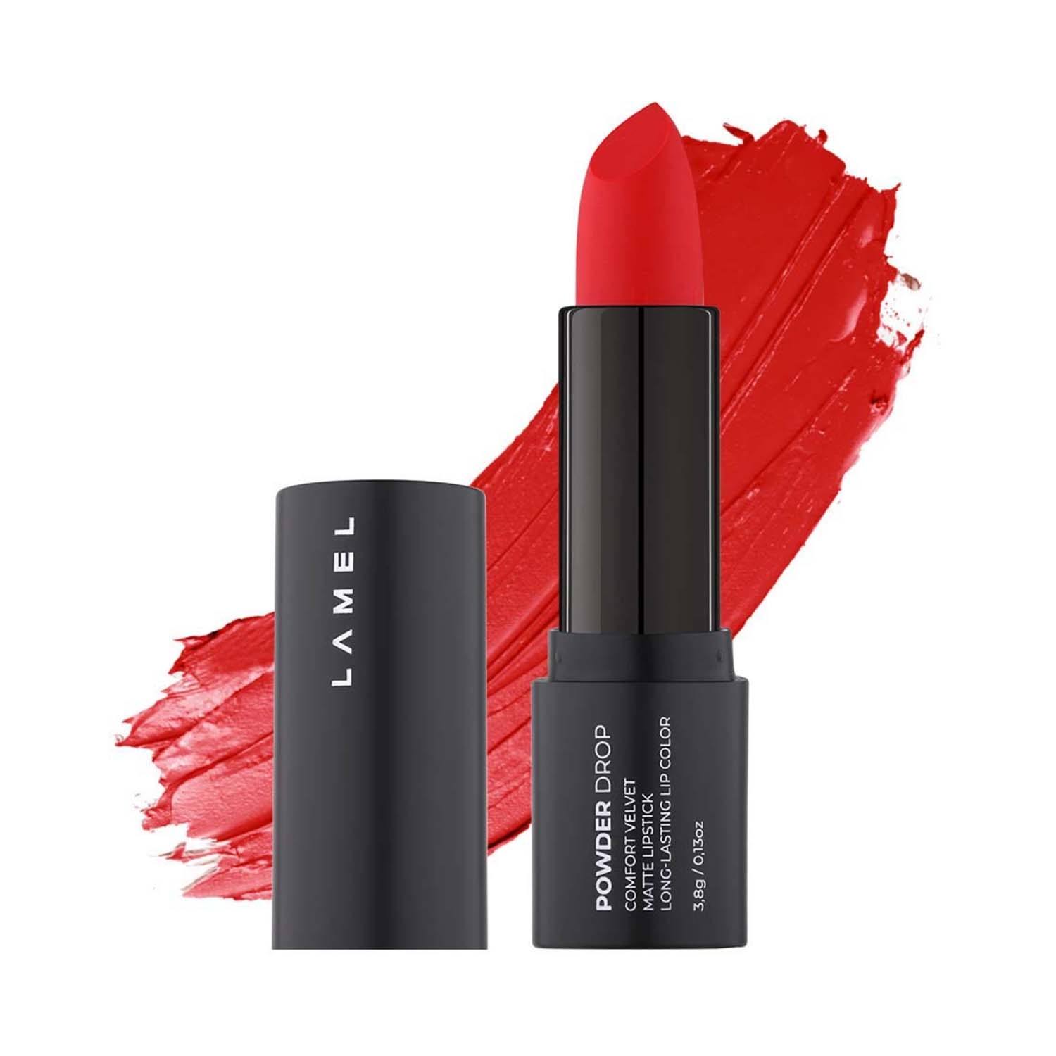 Lamel | Lamel Powder Drop Matte Lipstick - 407 Red Velvet (3.8g)